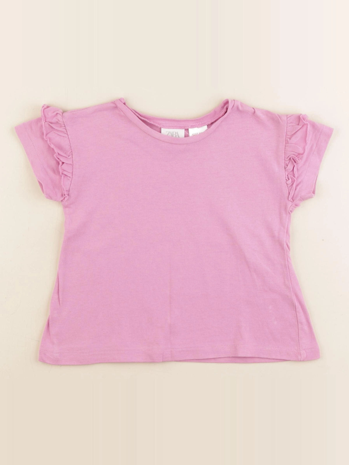 Zara - tee-shirt rose - 18/24 mois