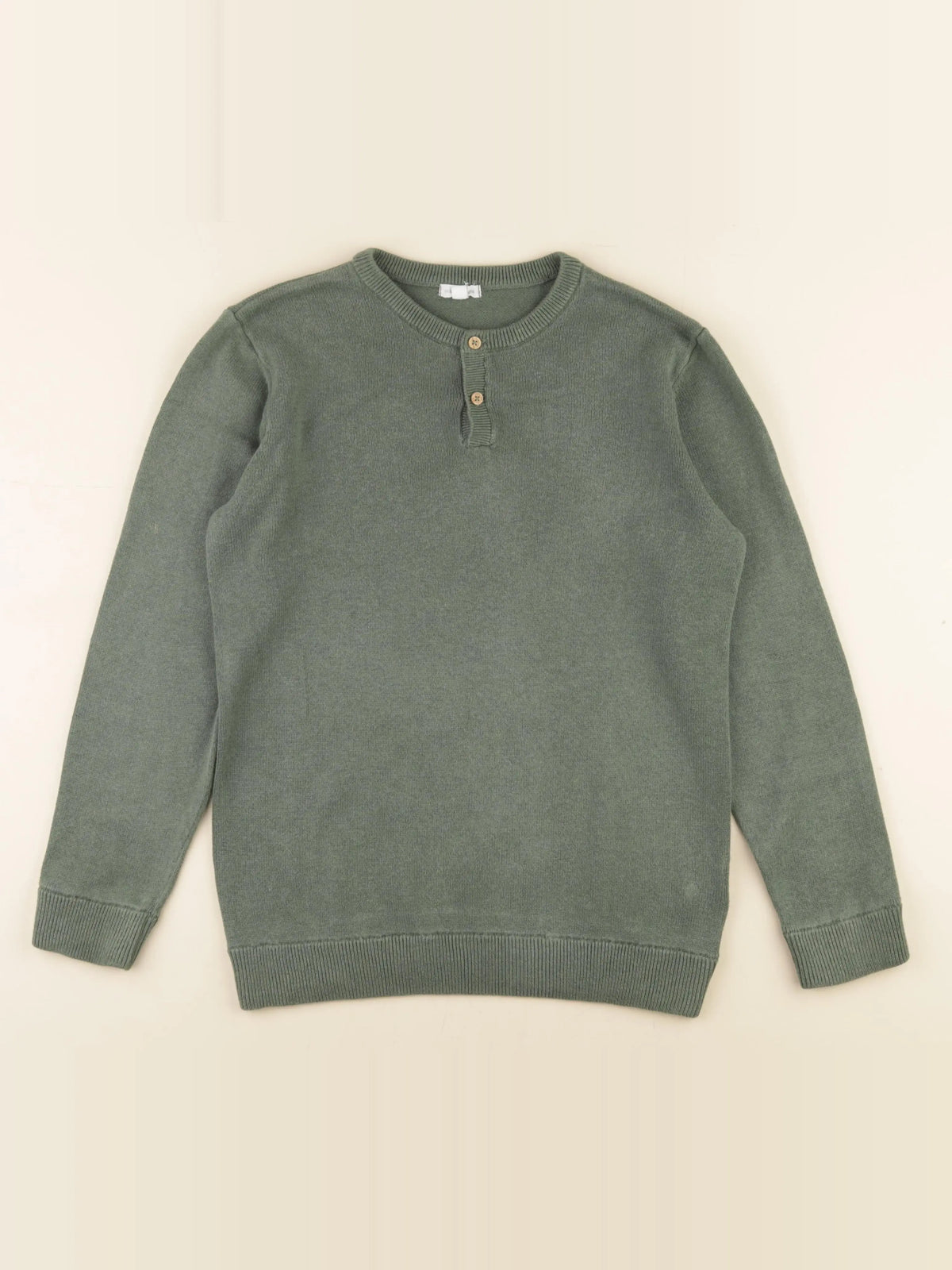 Vertbaudet - pull vert - 14 ans