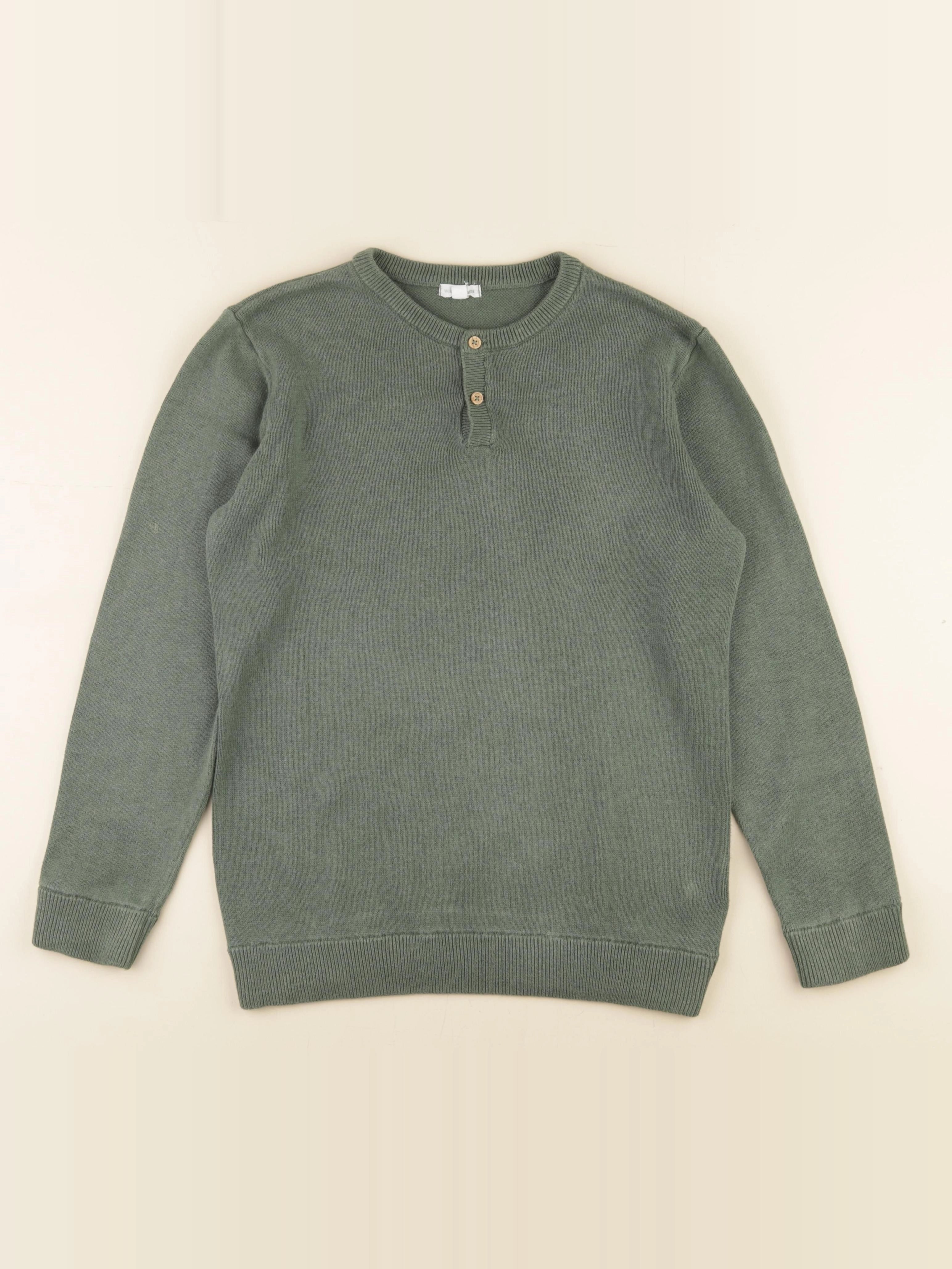 Vertbaudet - pull vert - 14 ans