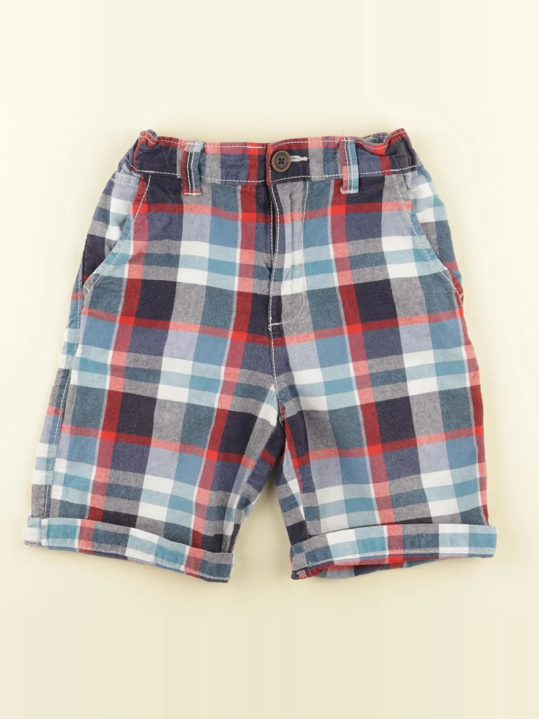 Oshkosh - short bleu - 7 ans