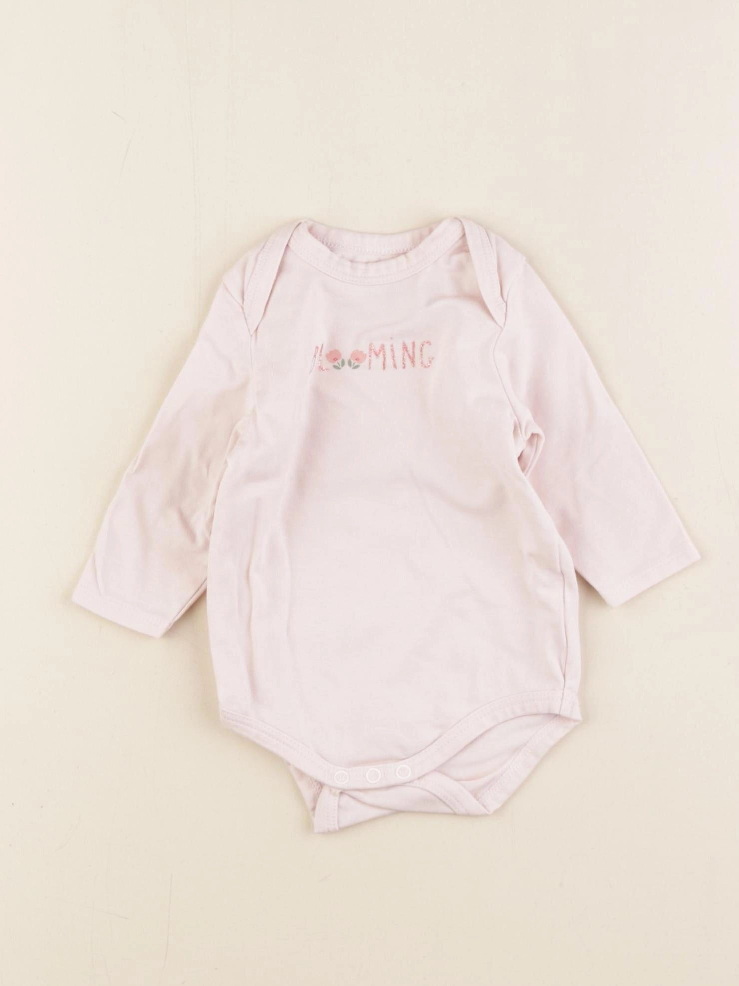 Tape à l'oeil - body rose - 3 mois