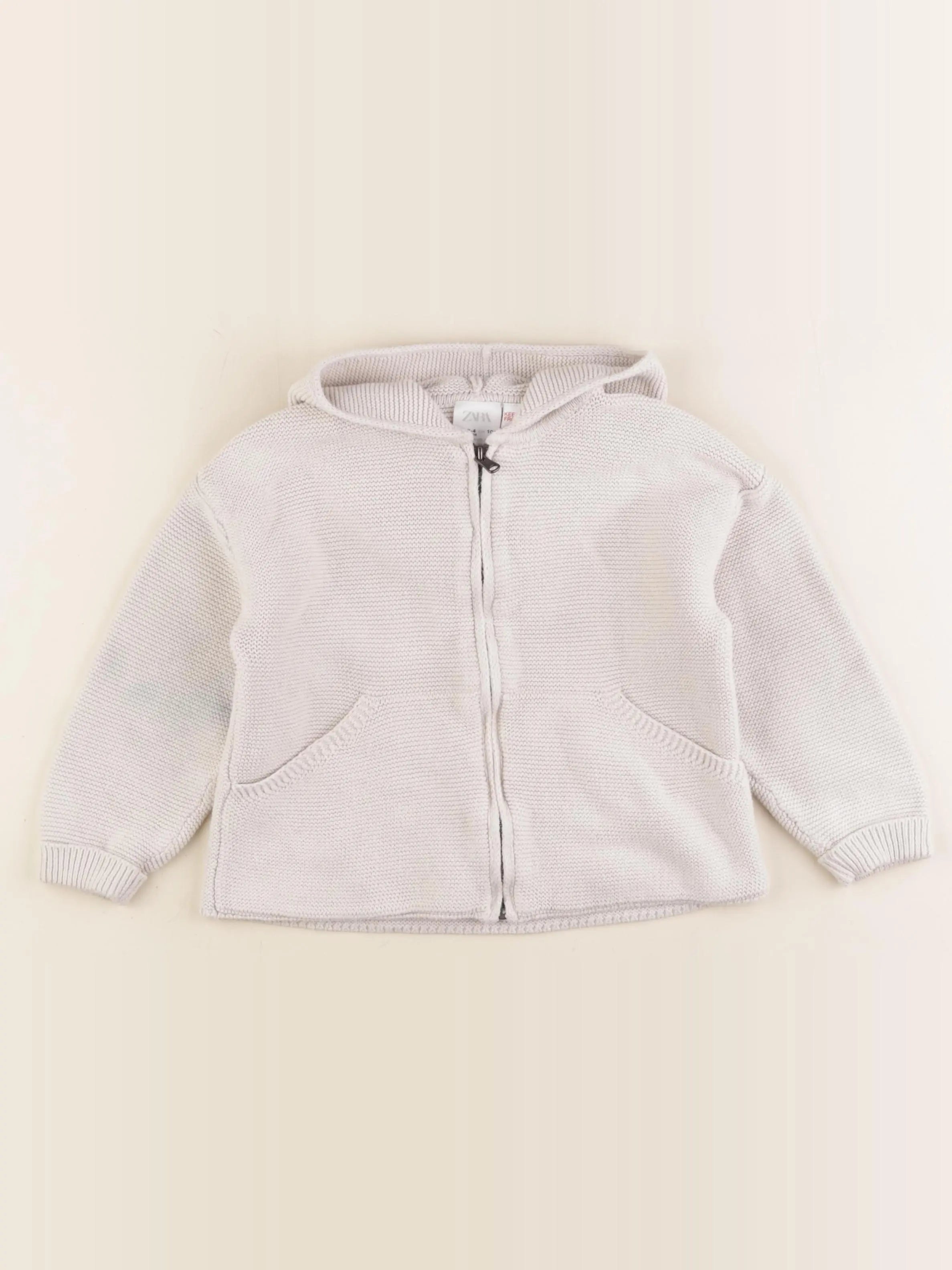 Zara - gilet gris - 3/4 ans