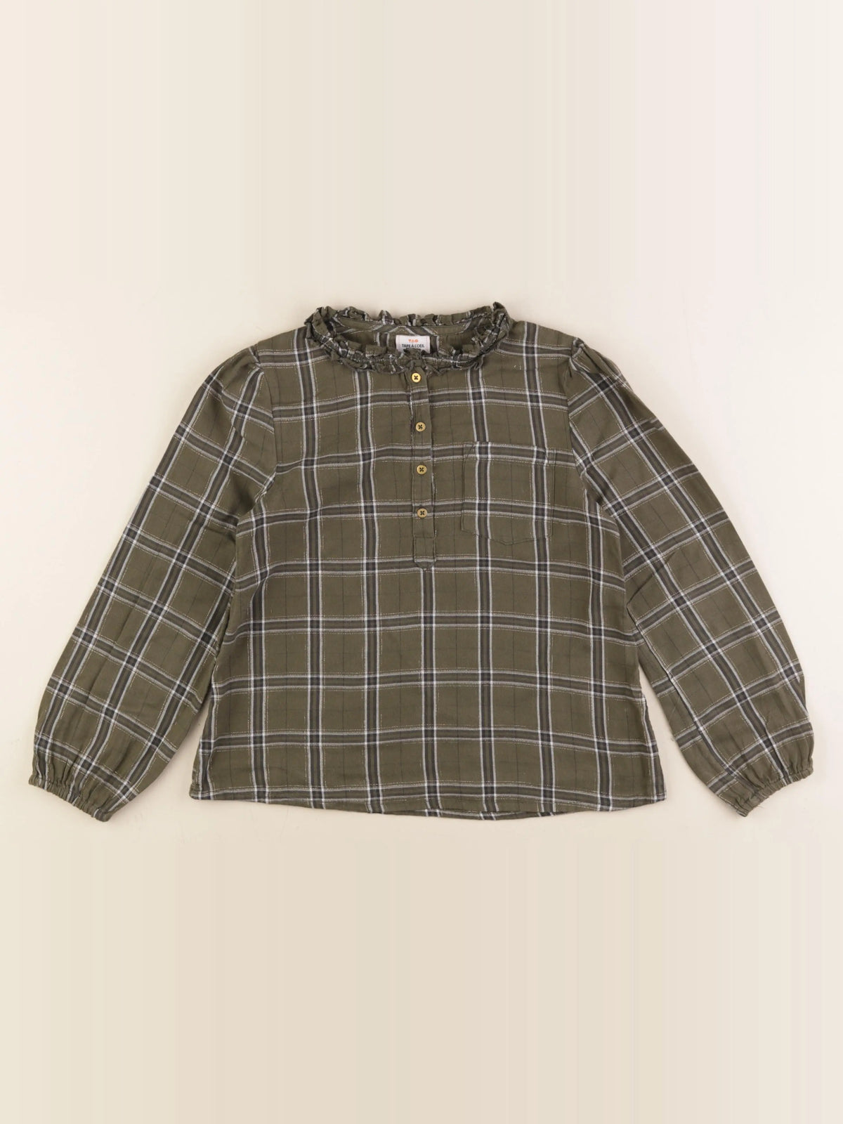 Tape à l'oeil - blouse vert - 8 ans