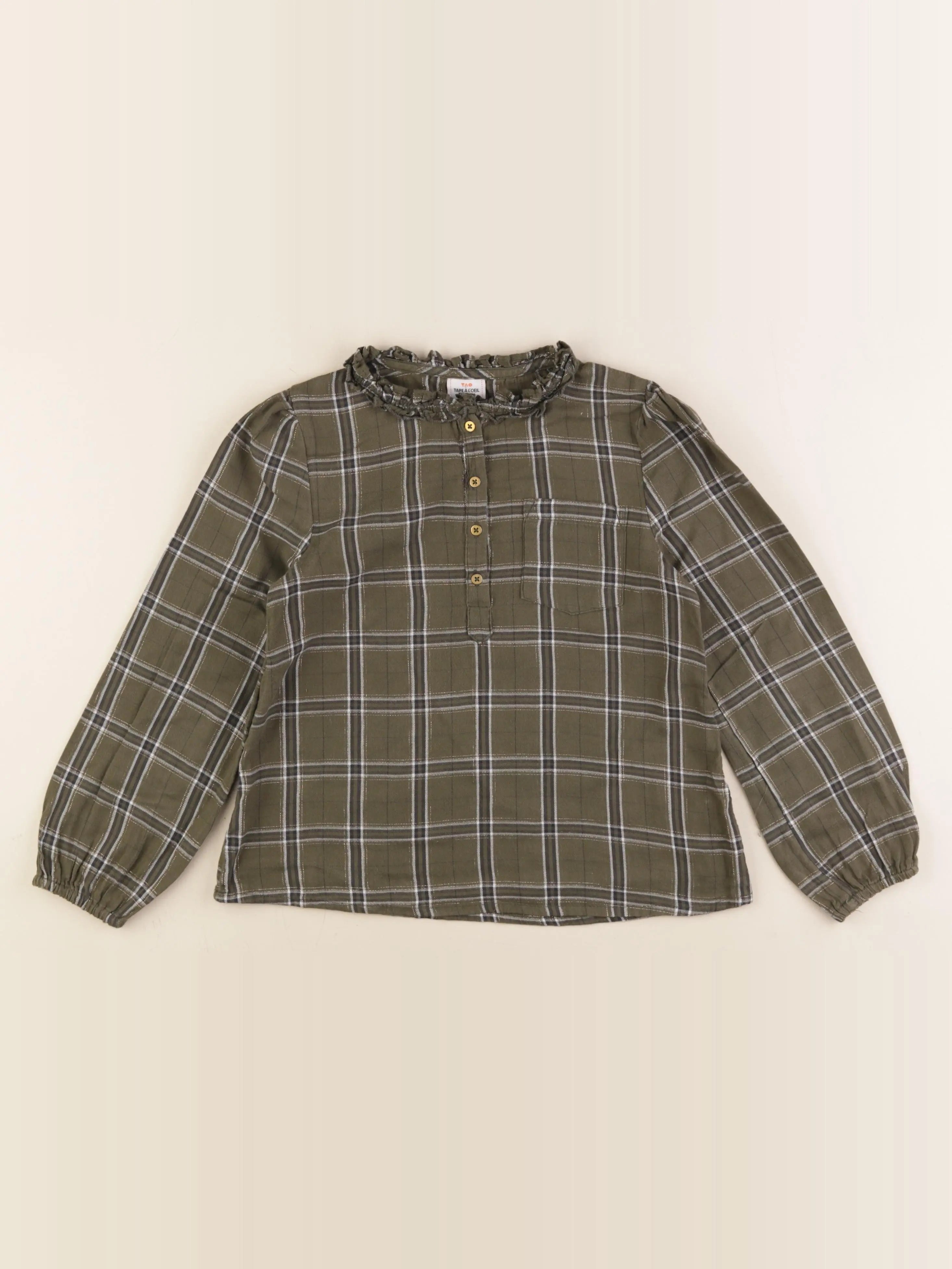 Tape à l'oeil - blouse vert - 8 ans