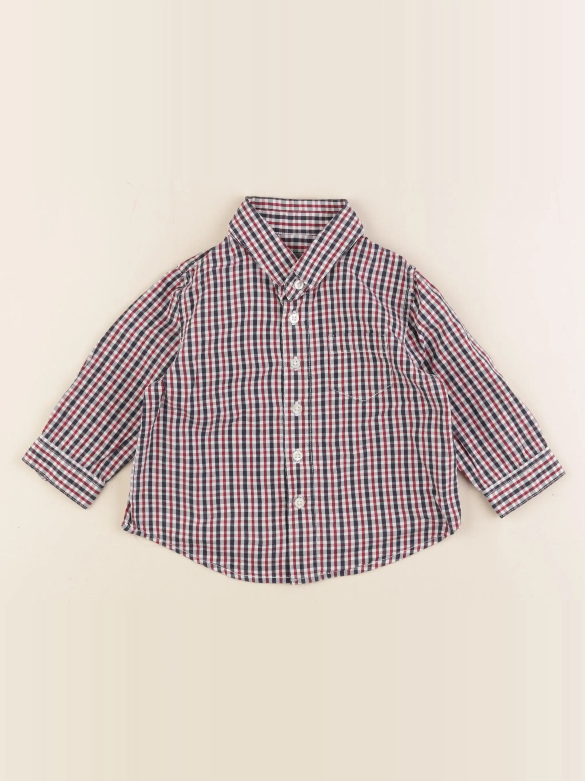 Cyrillus - chemise bleu - 9 mois