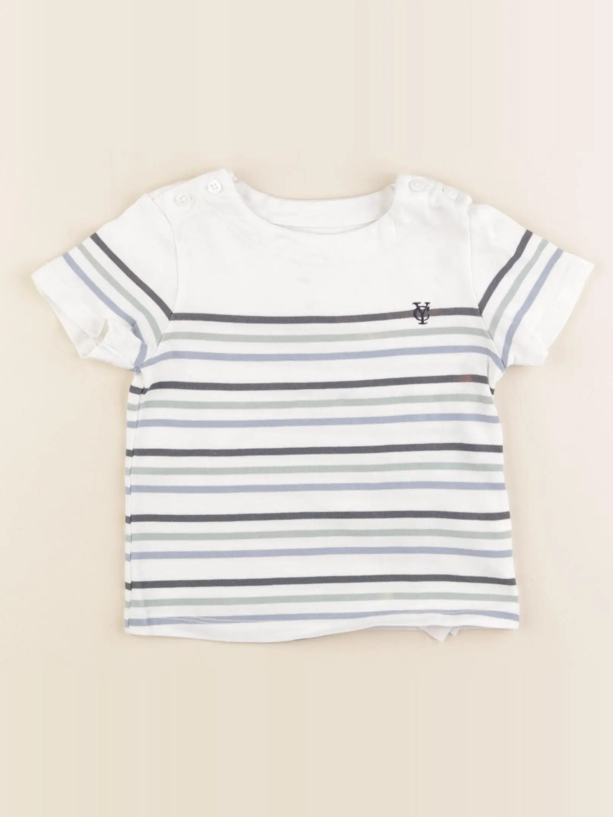 Cyrillus - tee-shirt blanc - 18 mois