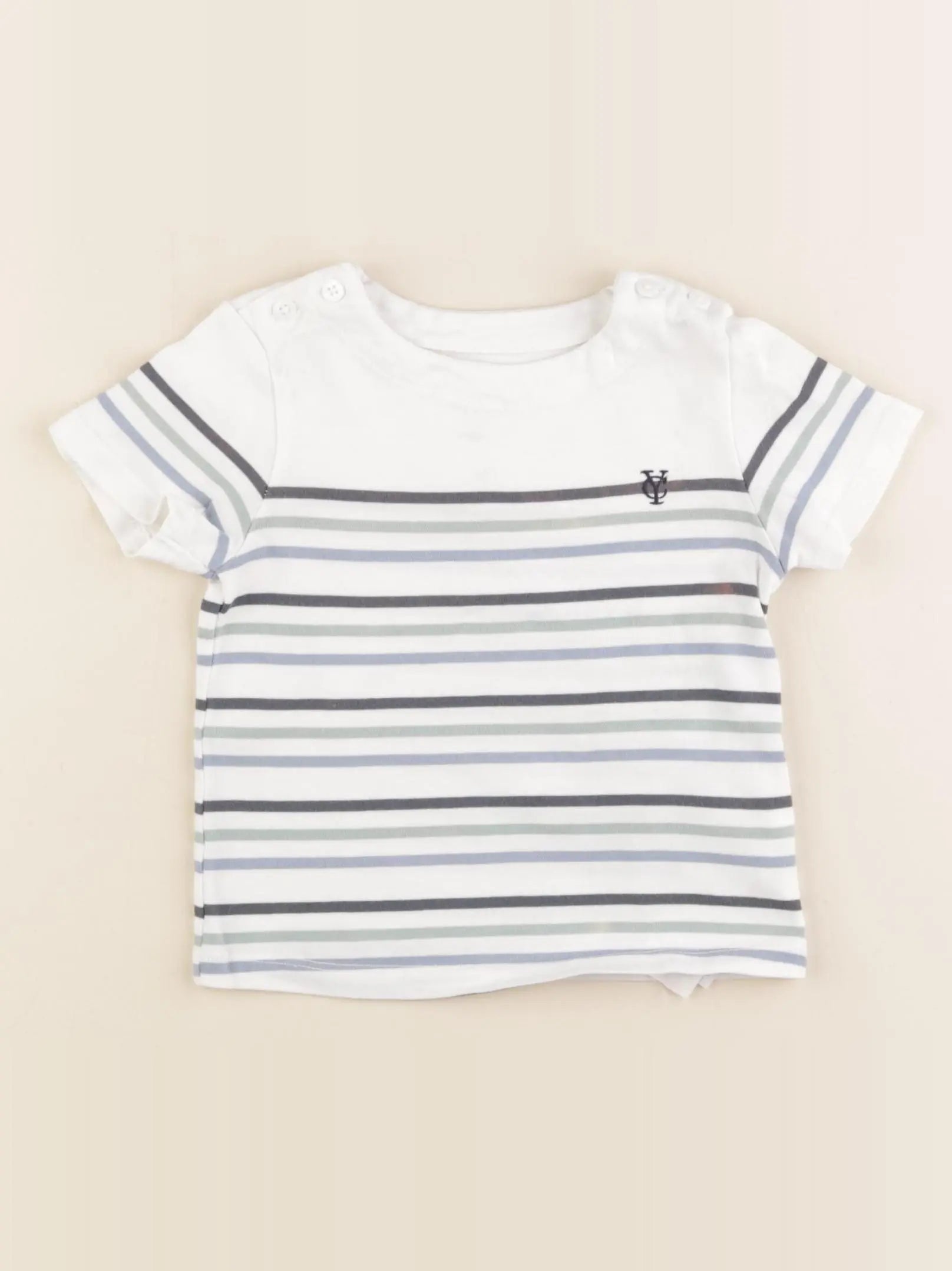 Cyrillus - tee-shirt blanc - 18 mois