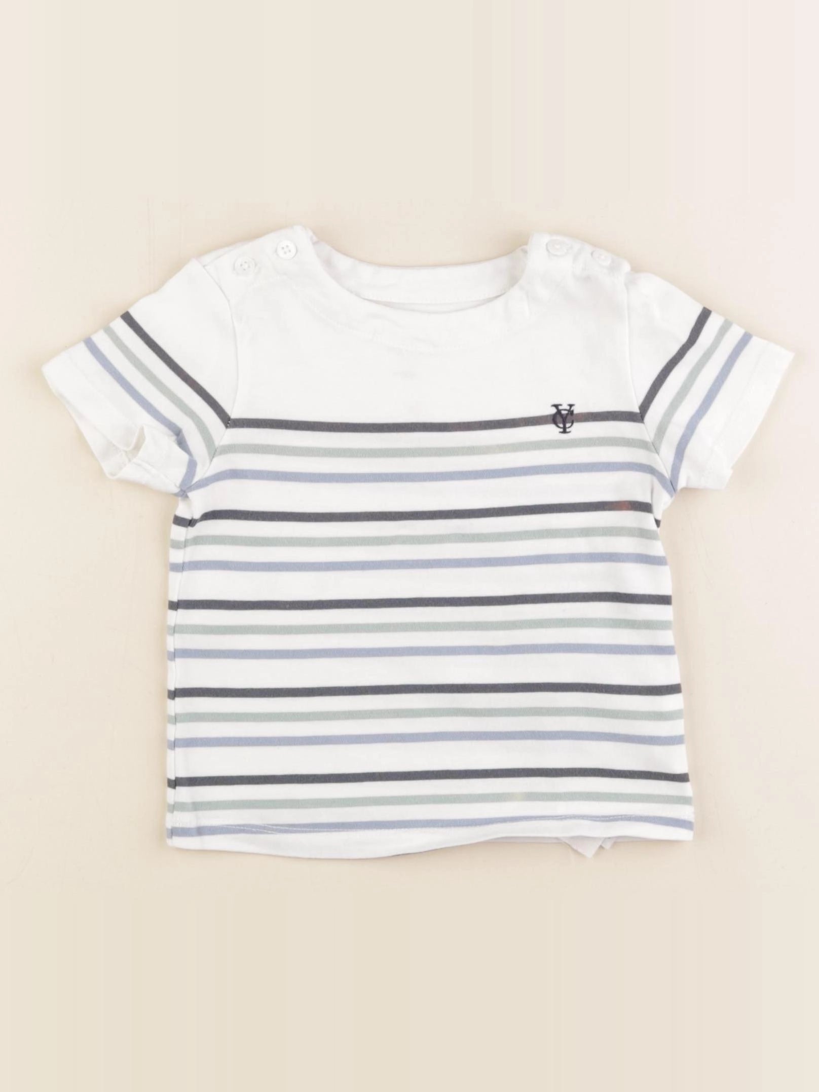 Cyrillus - tee-shirt blanc - 18 mois