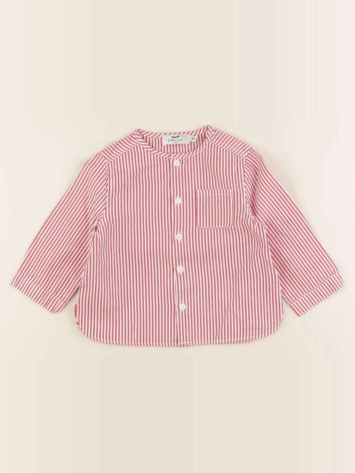 Cyrillus - chemise rouge - 18 mois