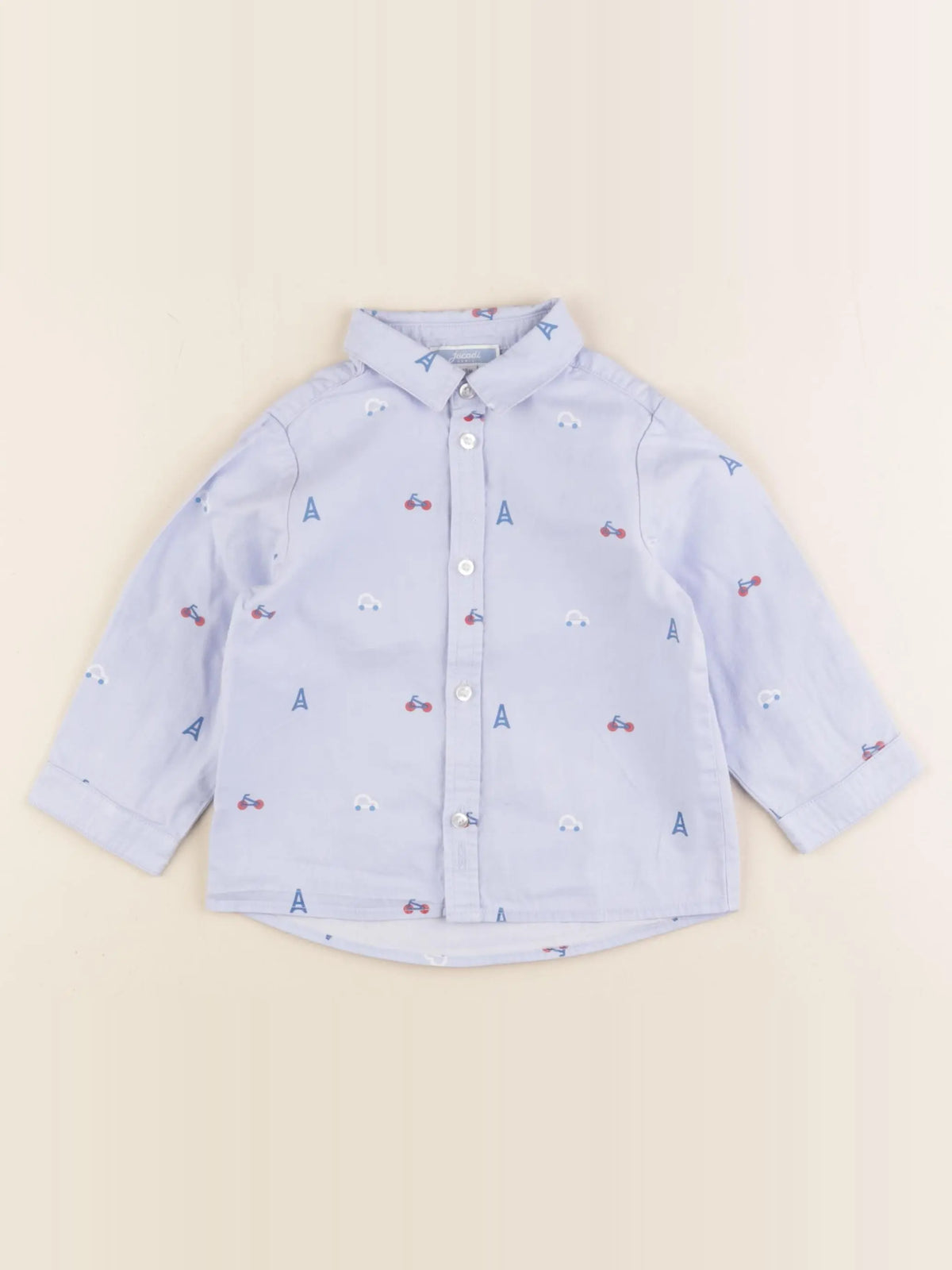 Jacadi - chemise bleu - 18 mois