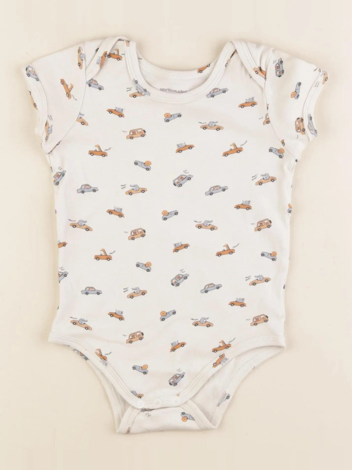 Vertbaudet - body beige - 24 mois