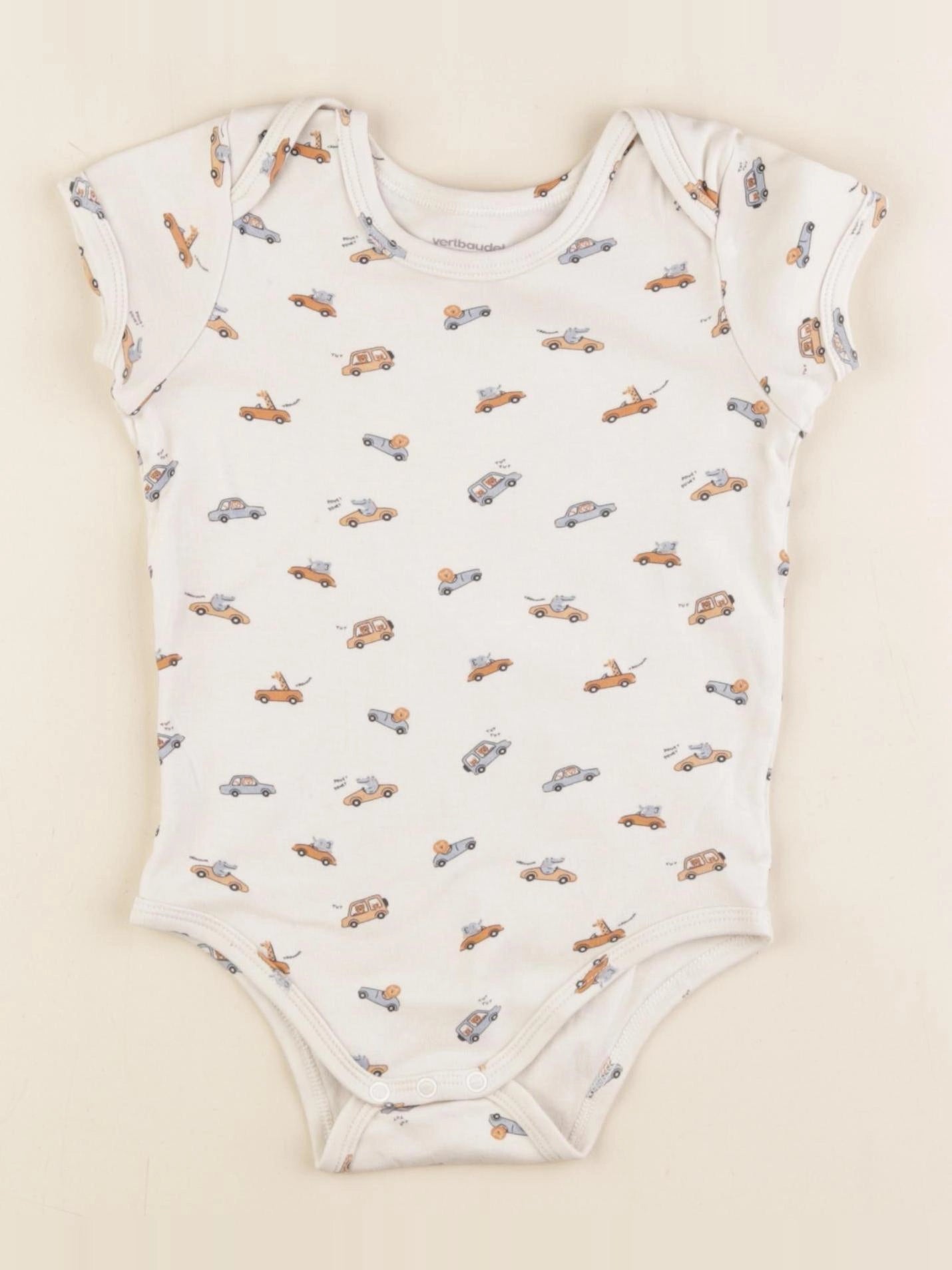 Vertbaudet - body beige - 24 mois