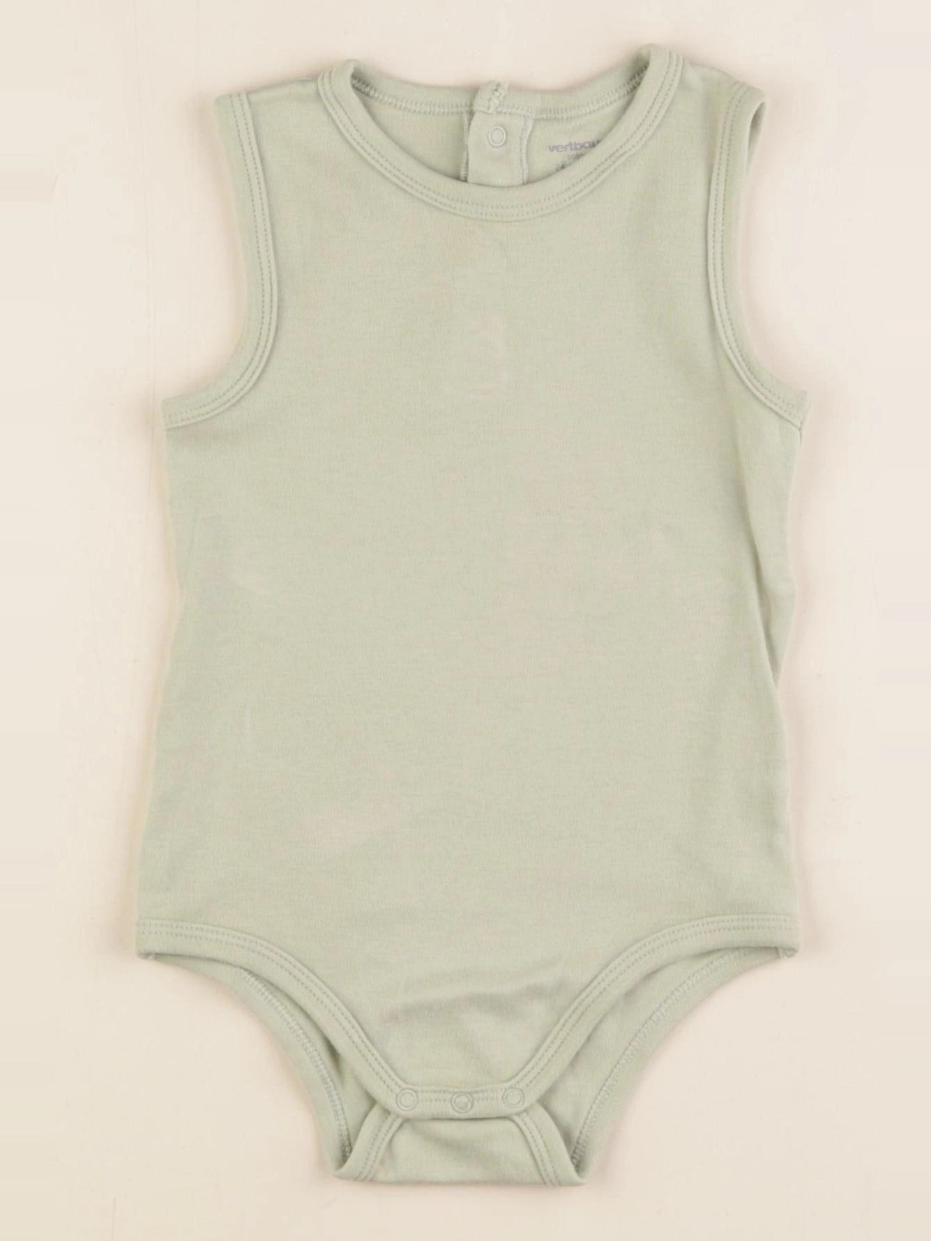 Vertbaudet - body vert - 24 mois