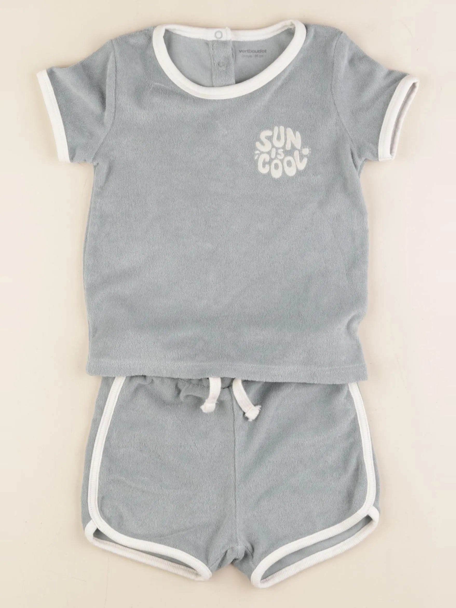 Vertbaudet - ensemble bleu - 24 mois