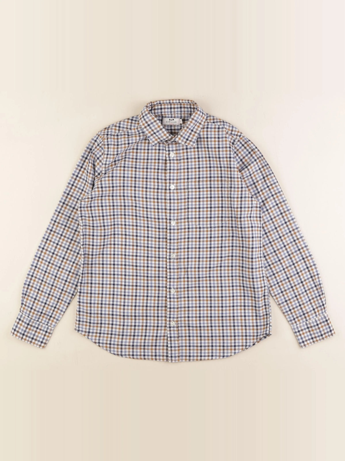 Cyrillus - chemise coton multicolore - 12 ans