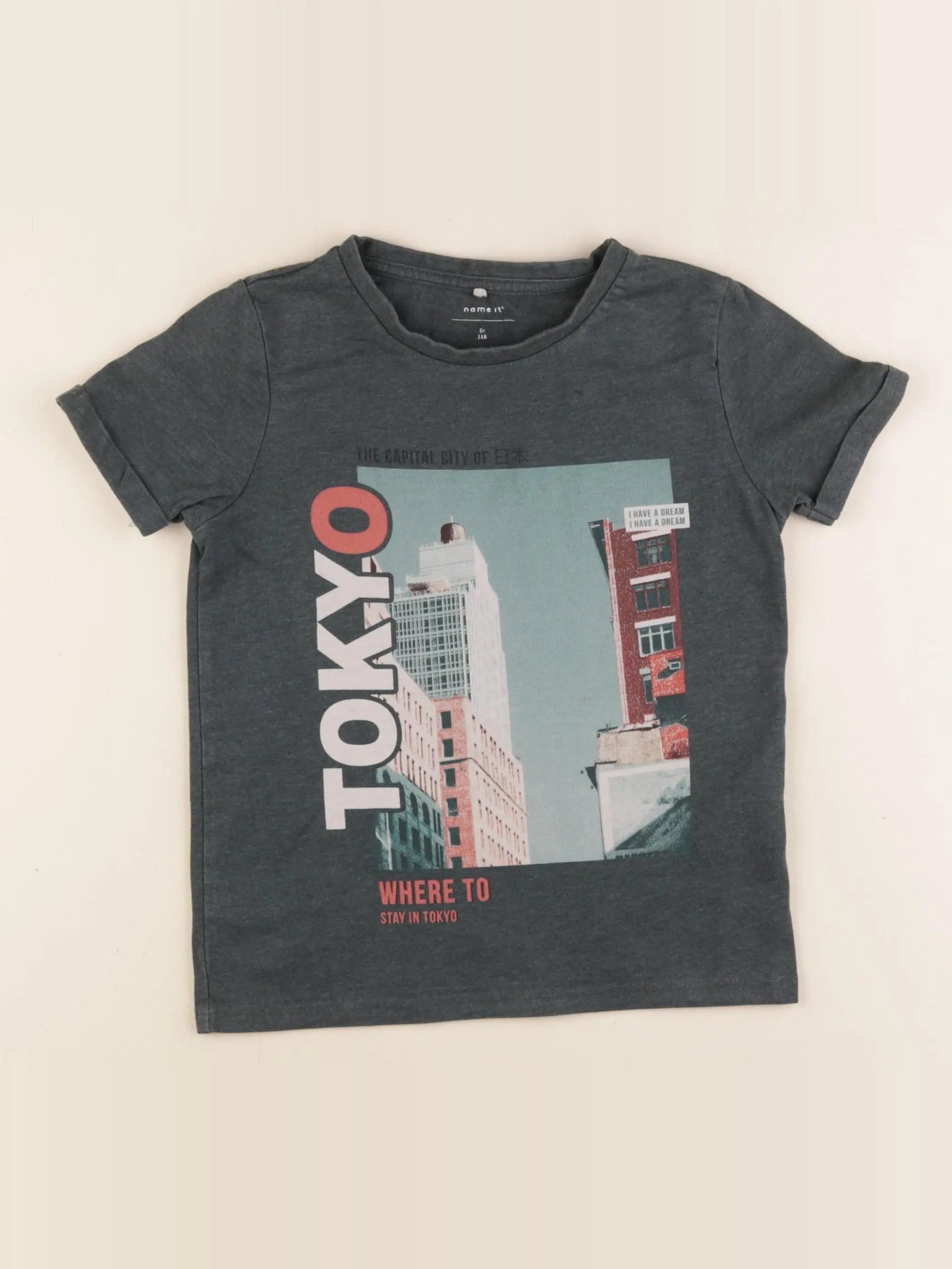 Name it - tee-shirt vert - 6 ans