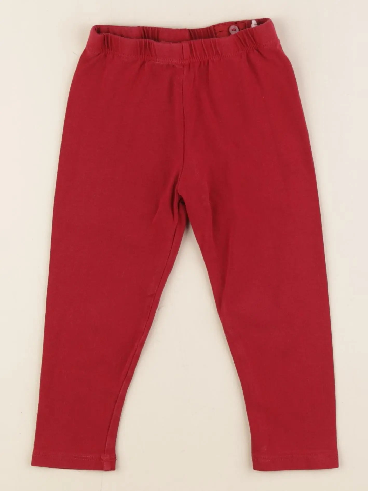 H&M - legging rouge - 18/24 mois