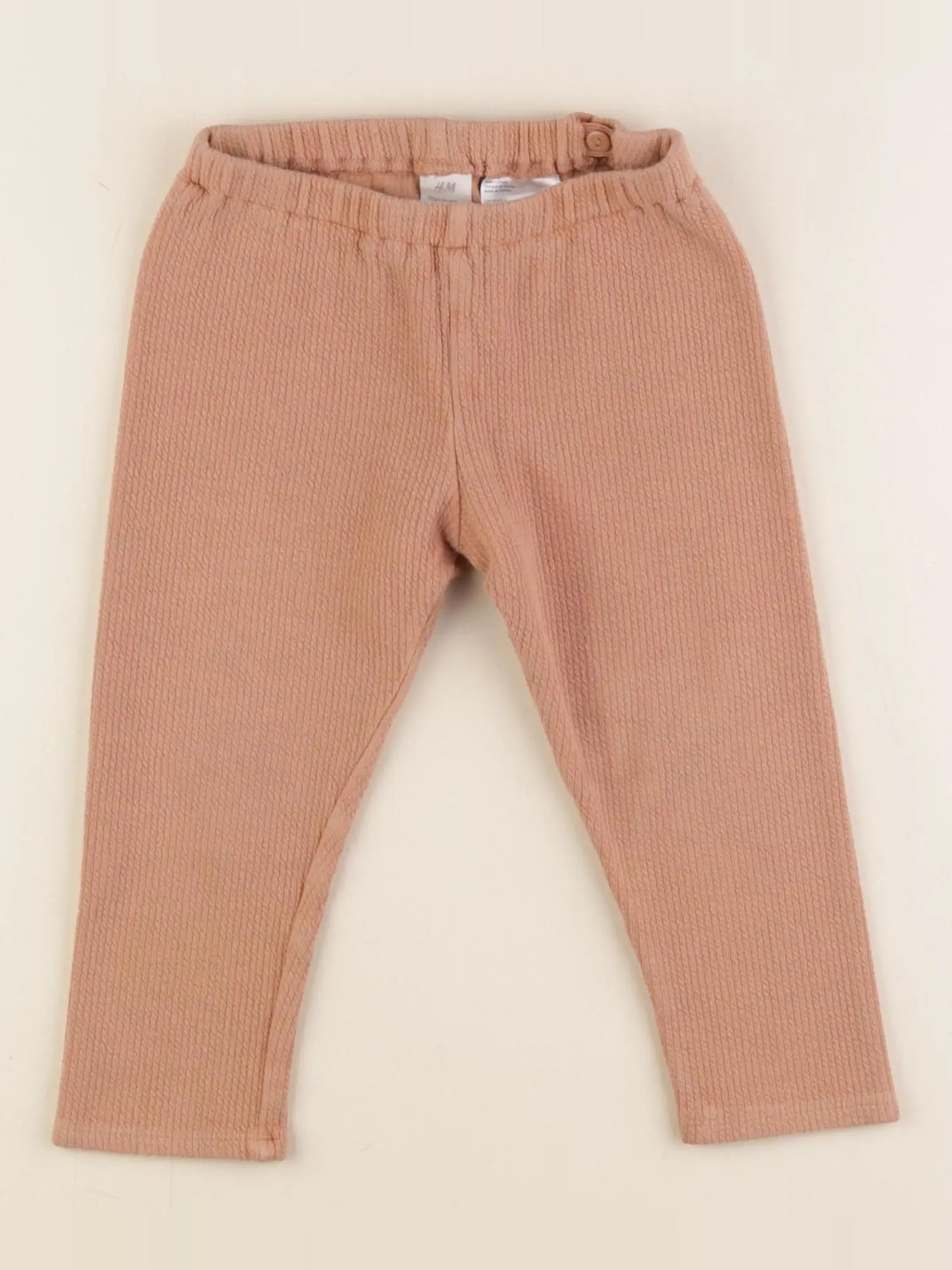 H&M - legging beige - 18/24 mois