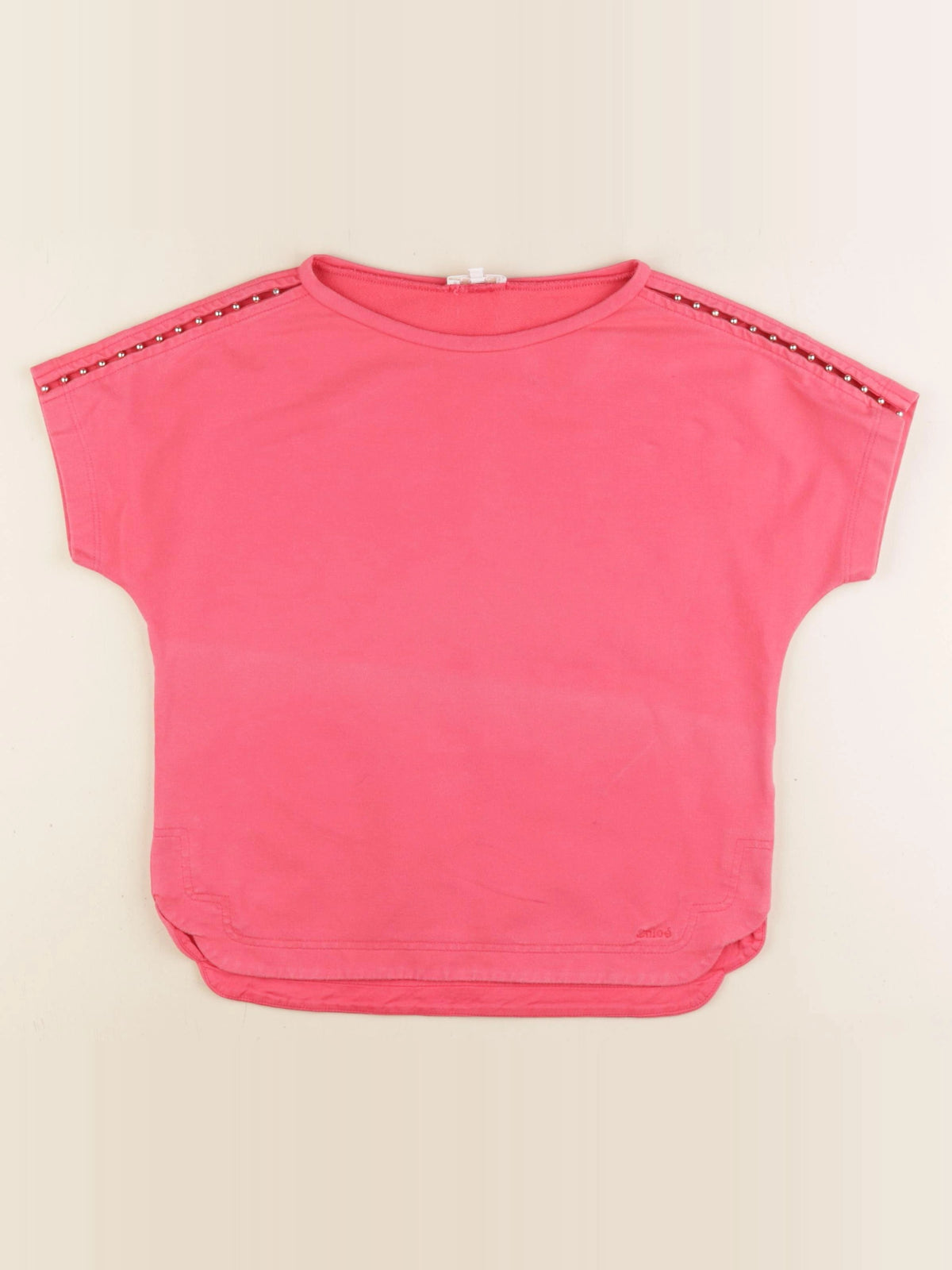 Chloé - tee-shirt rose - 10 ans