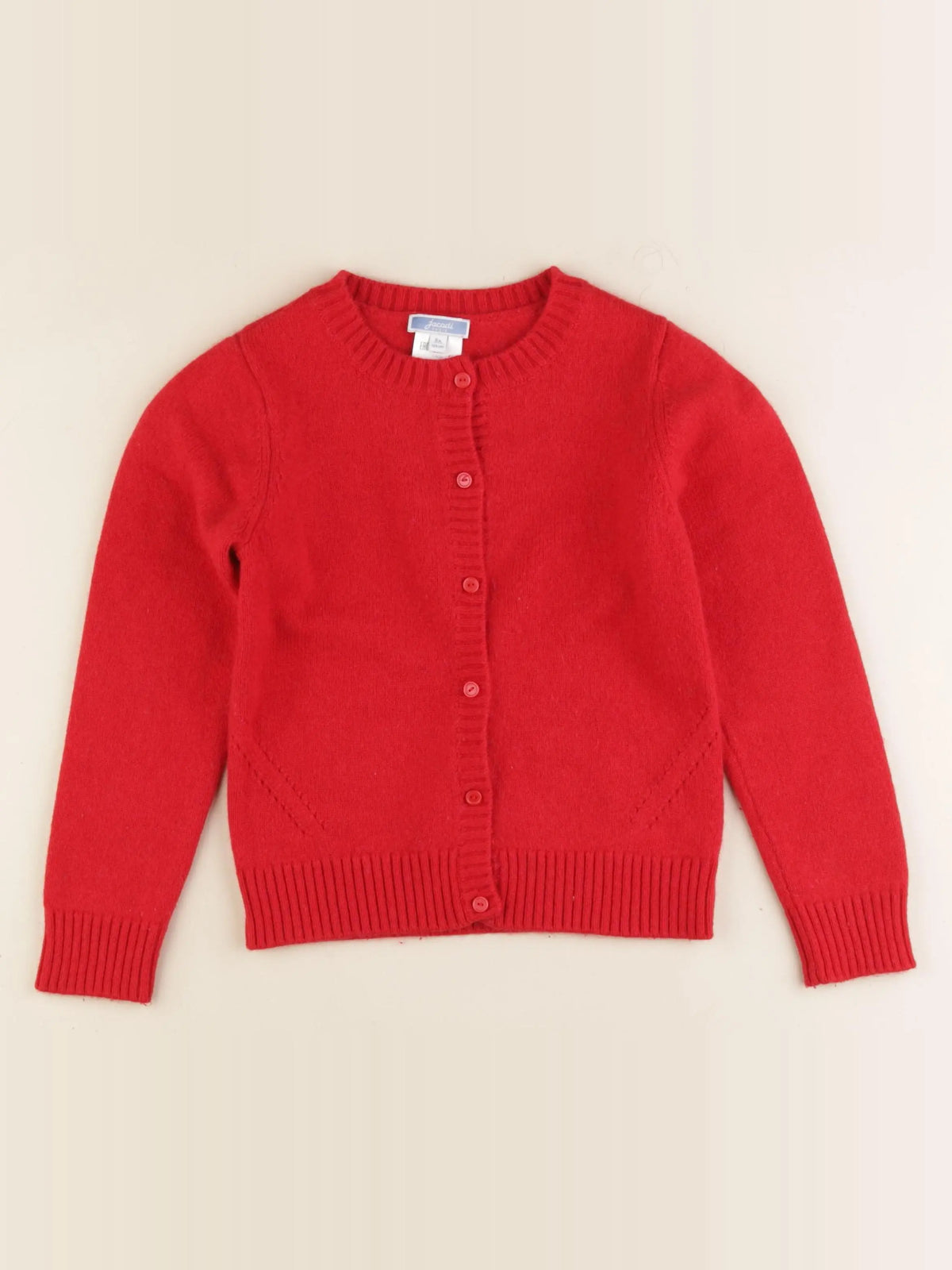 Jacadi - gilet rouge - 8 ans