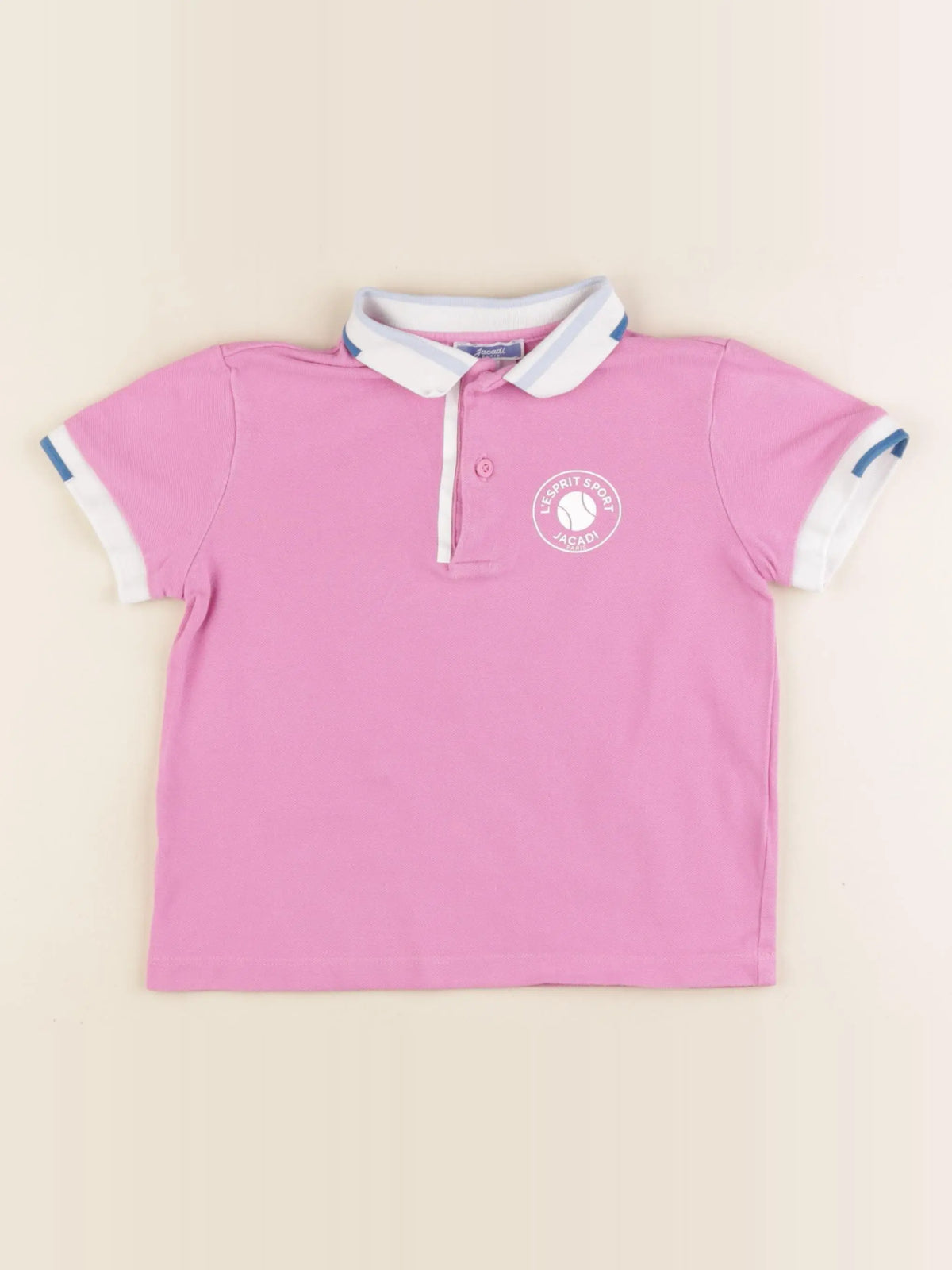 Jacadi - polo rose - 6 ans
