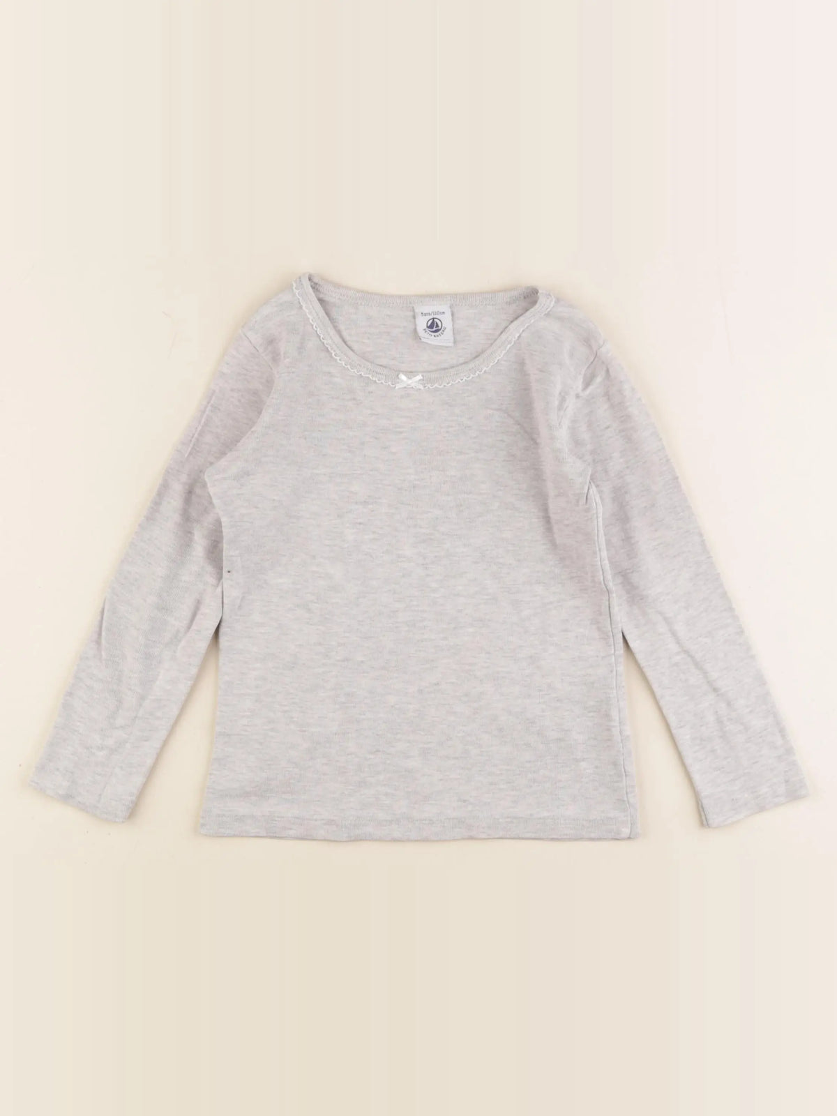 Petit Bateau - maillot de corps gris - 5 ans