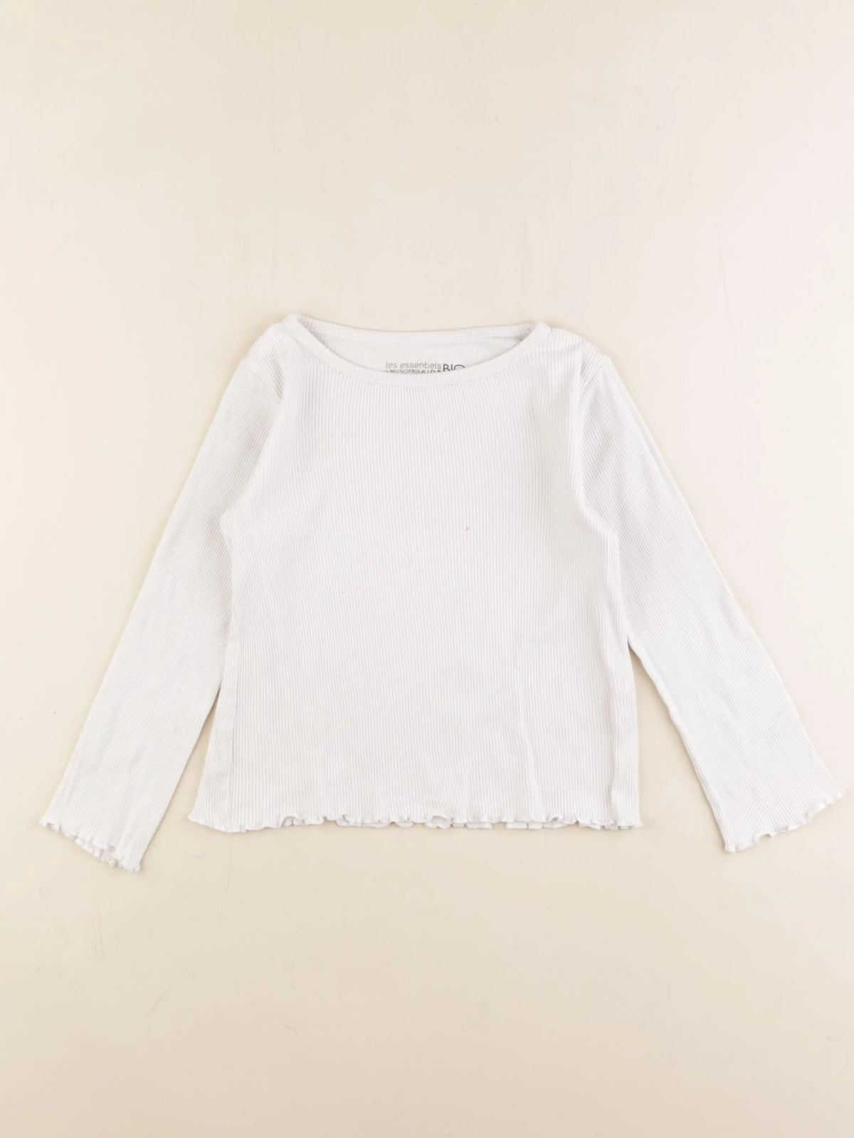Monoprix - tee-shirt blanc - 6 ans