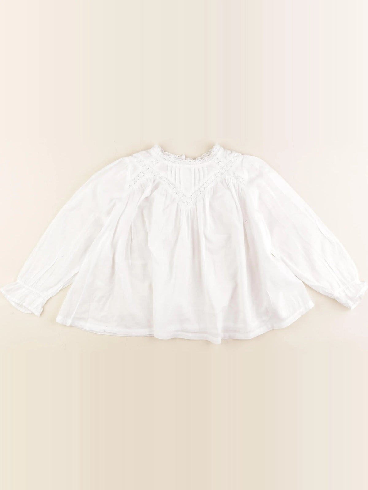 Monoprix - blouse blanc - 6 ans