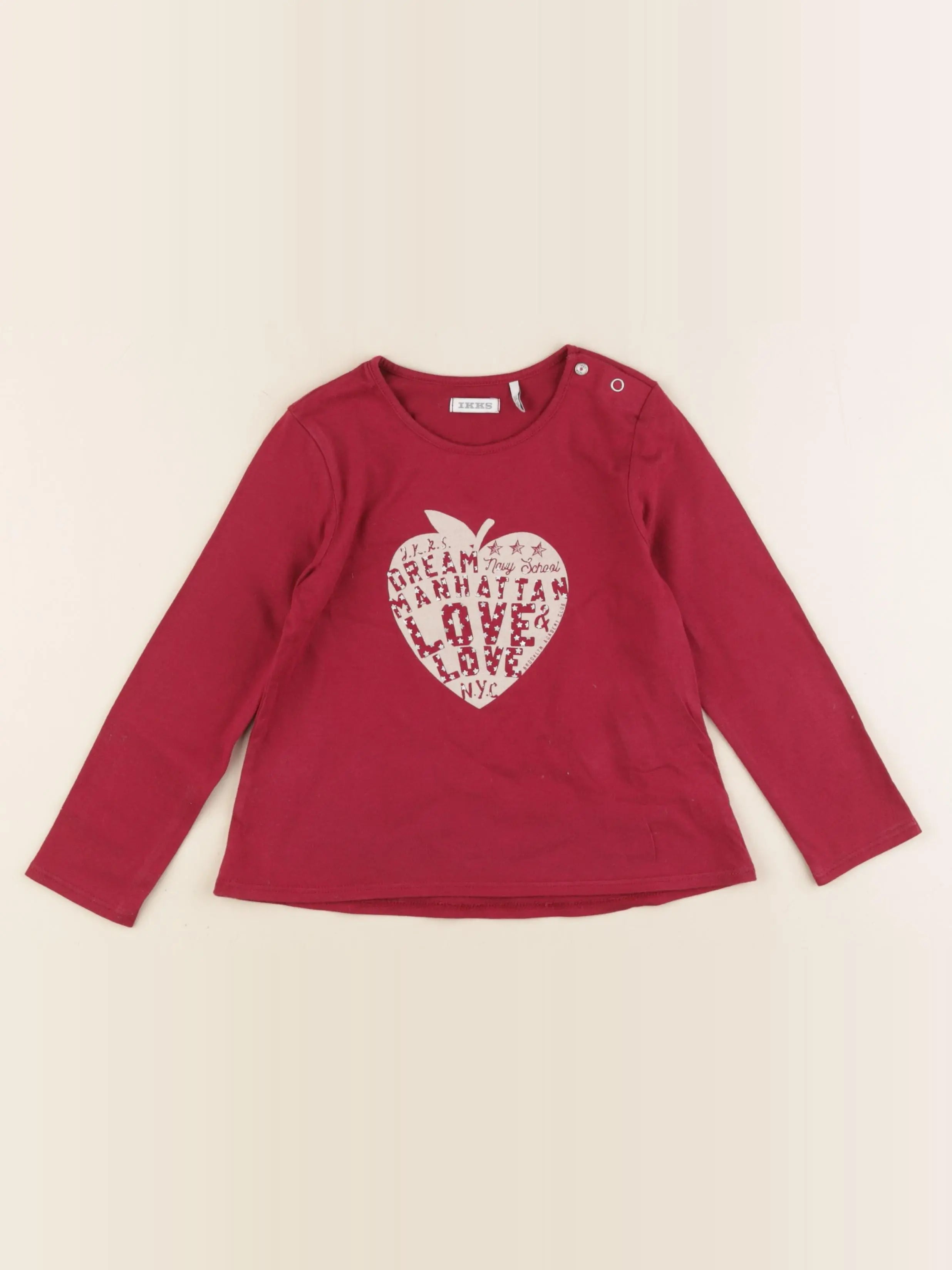 IKKS - tee-shirt rose - 3 ans