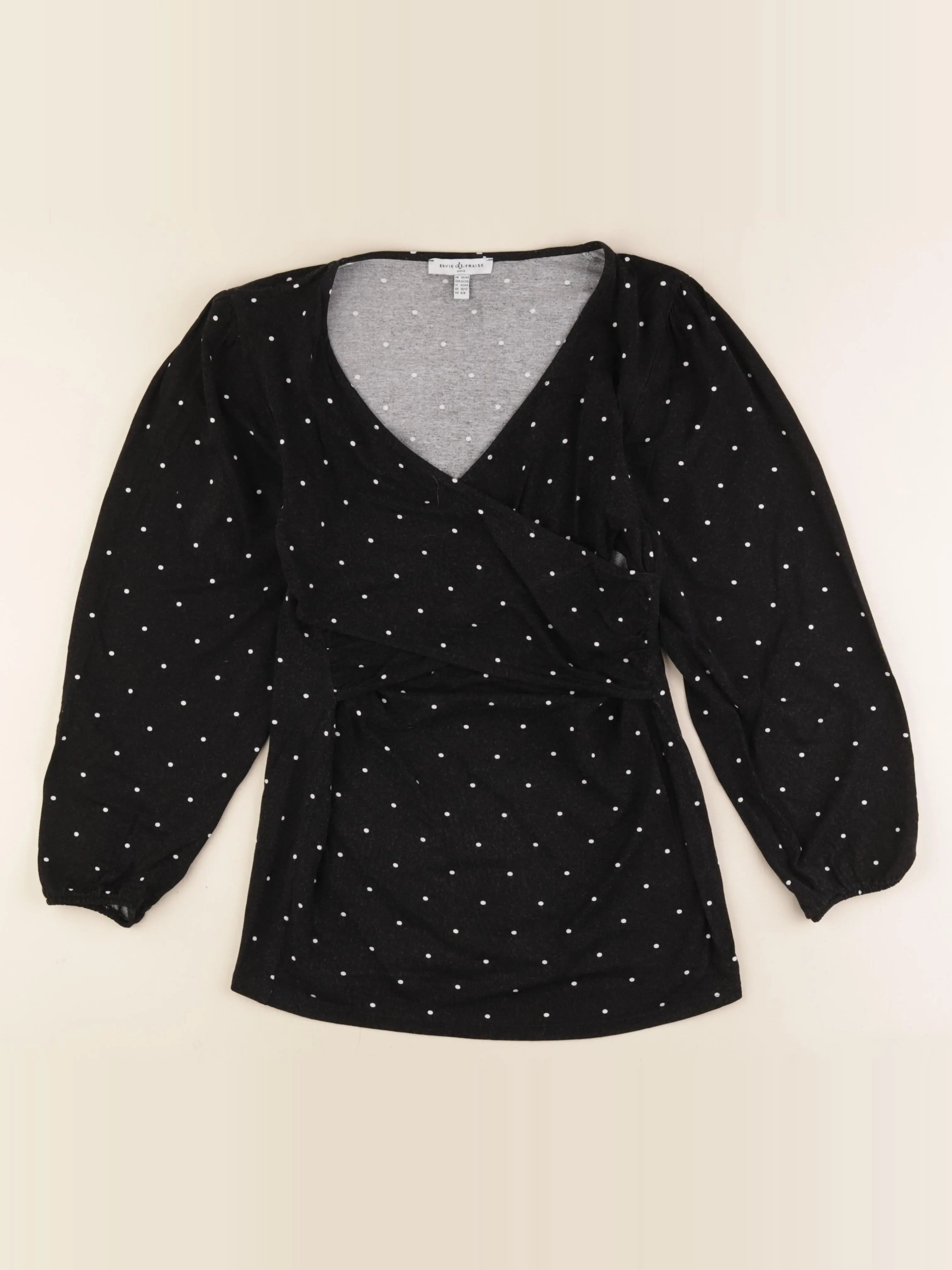 Envie de fraise - tee-shirt grossesse noir - 38 à 40