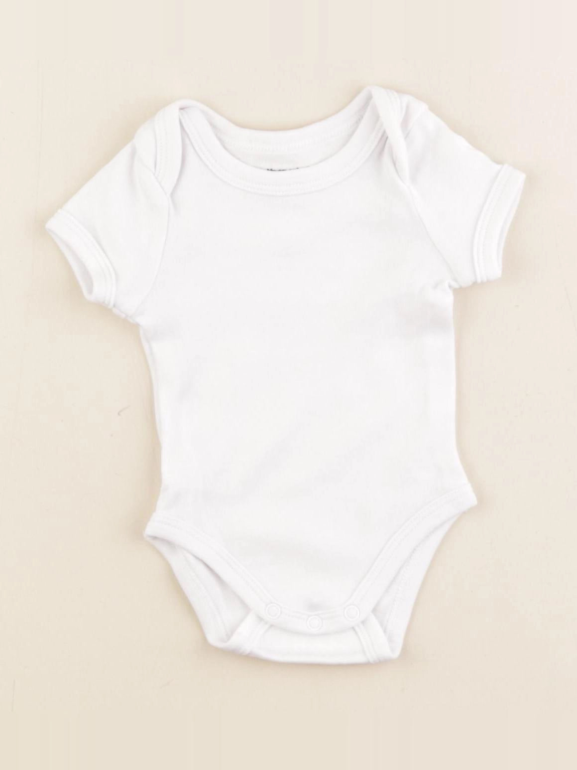 Vertbaudet - body blanc - 1 mois