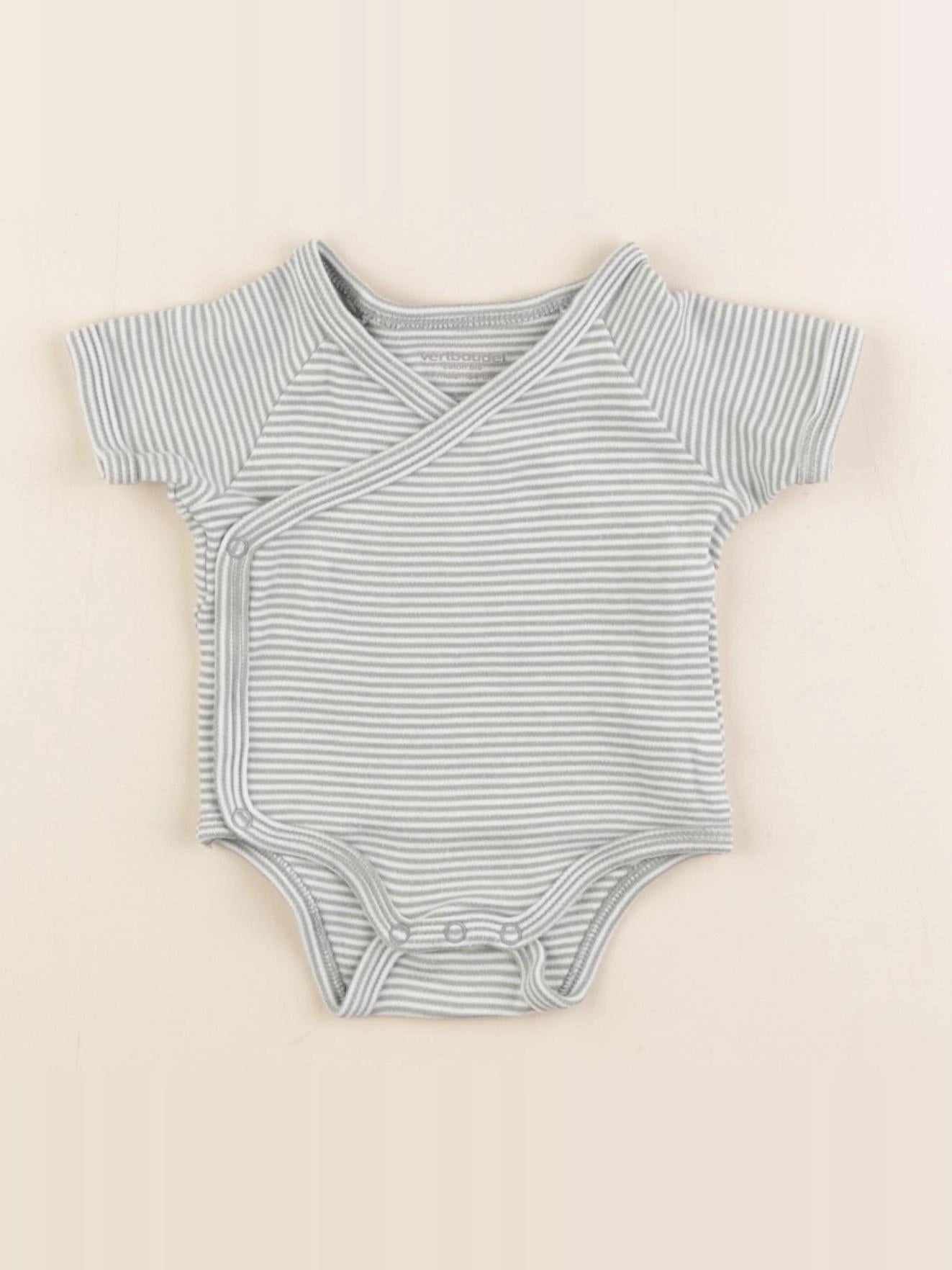 Vertbaudet - body vert - 1 mois