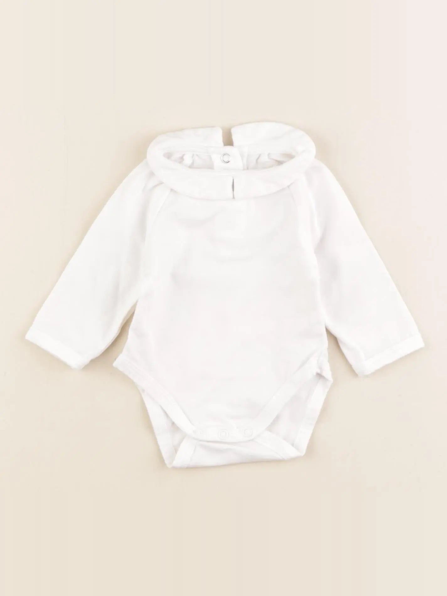 Vertbaudet - body à col blanc - 1 mois