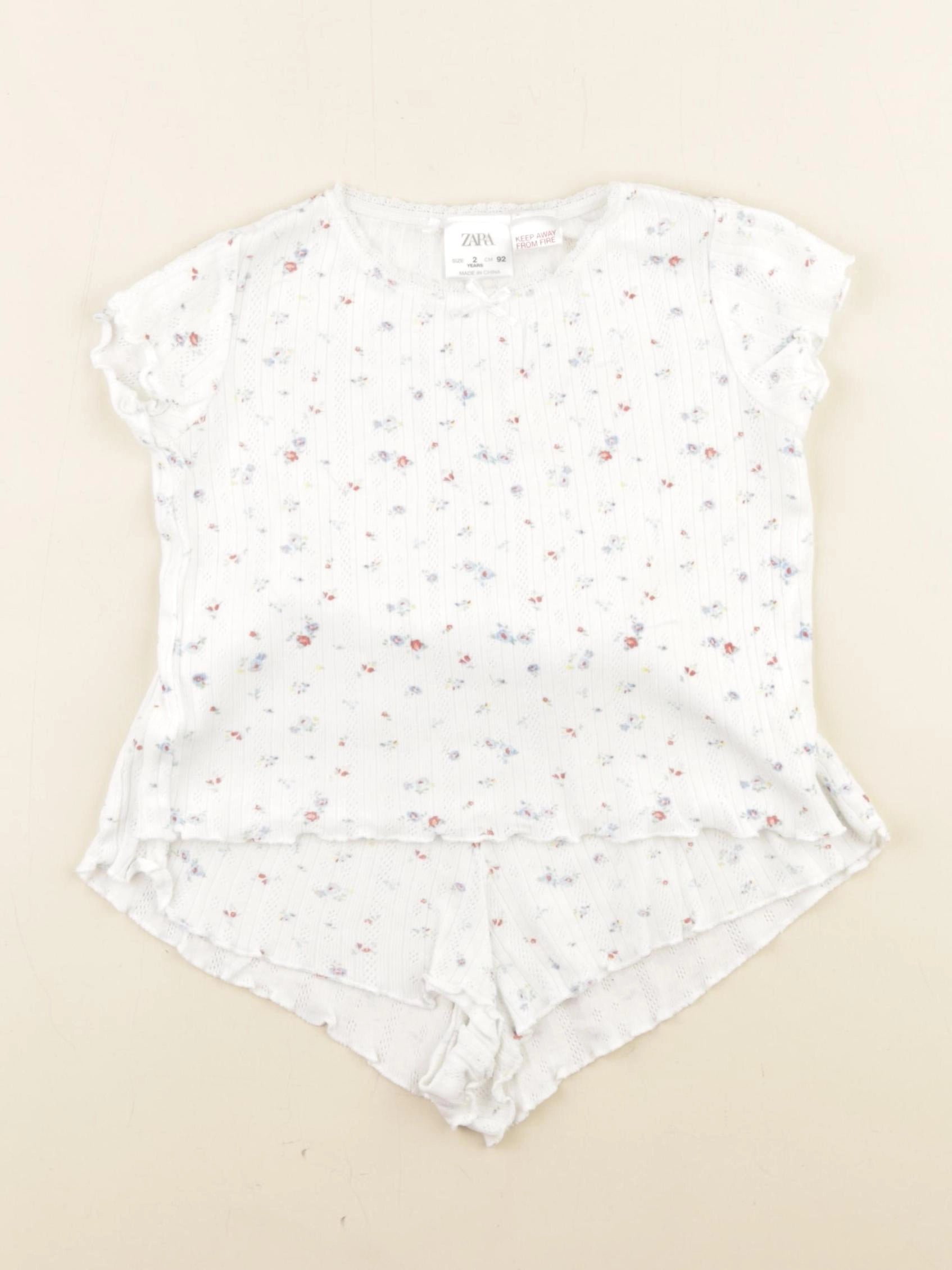 Zara - pyjama coton blanc - 2 ans
