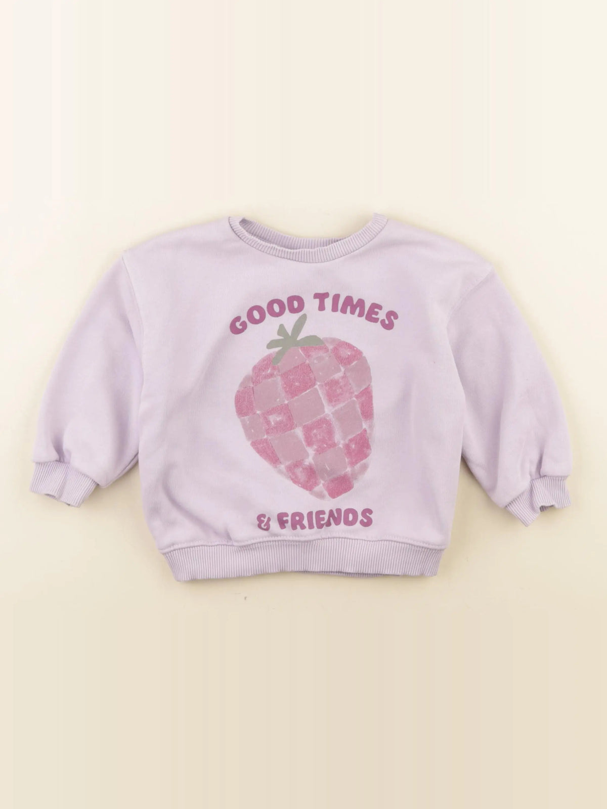 Zara - sweat violet - 18/24 mois