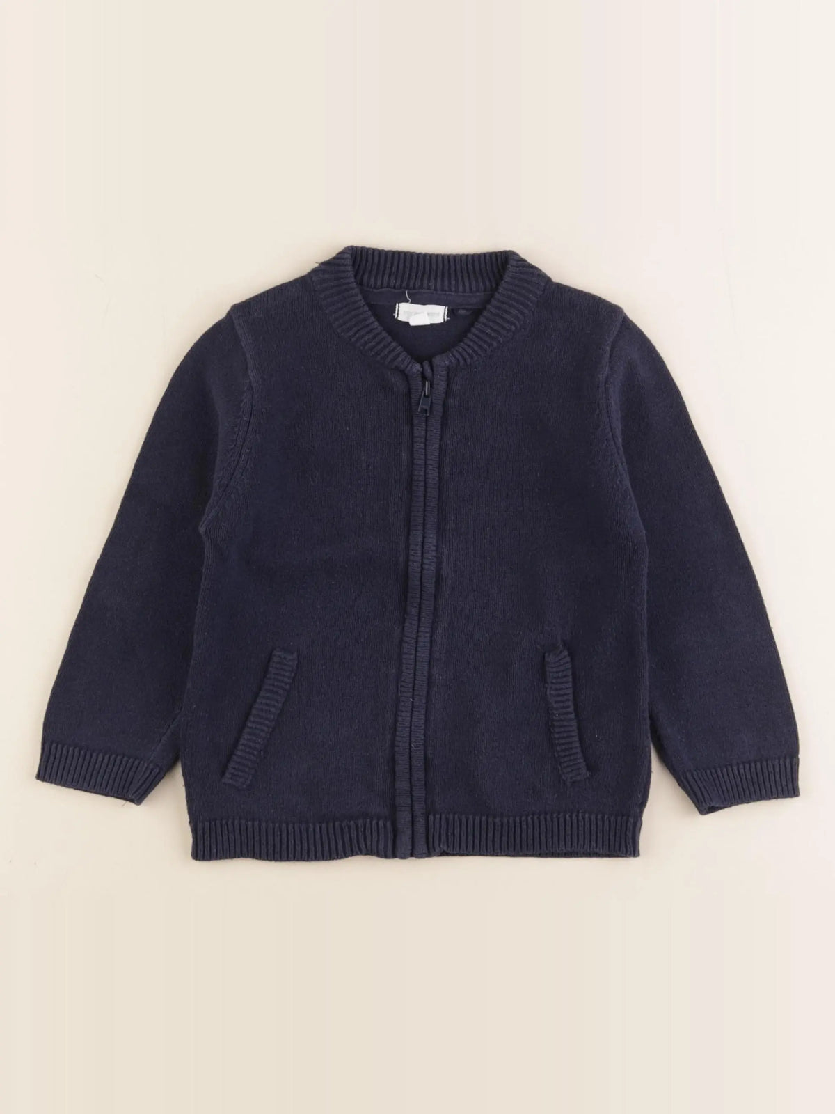 Vertbaudet - gilet bleu - 24 mois