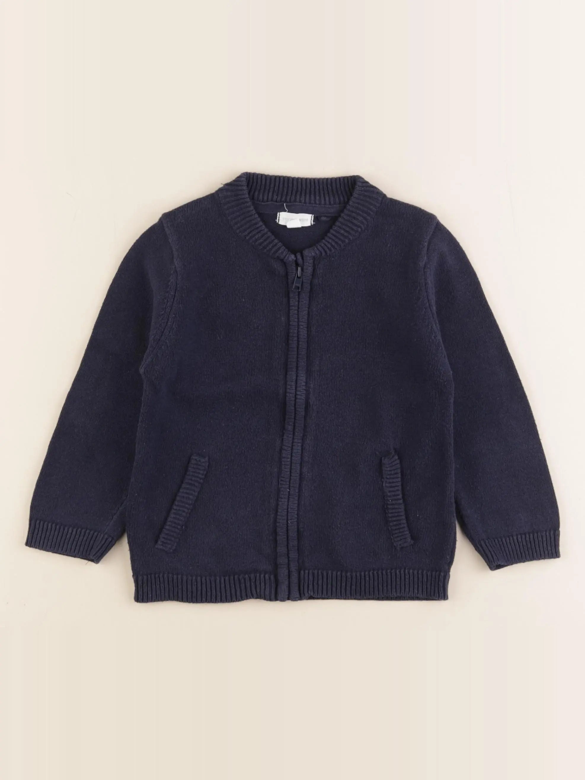 Vertbaudet - gilet bleu - 24 mois