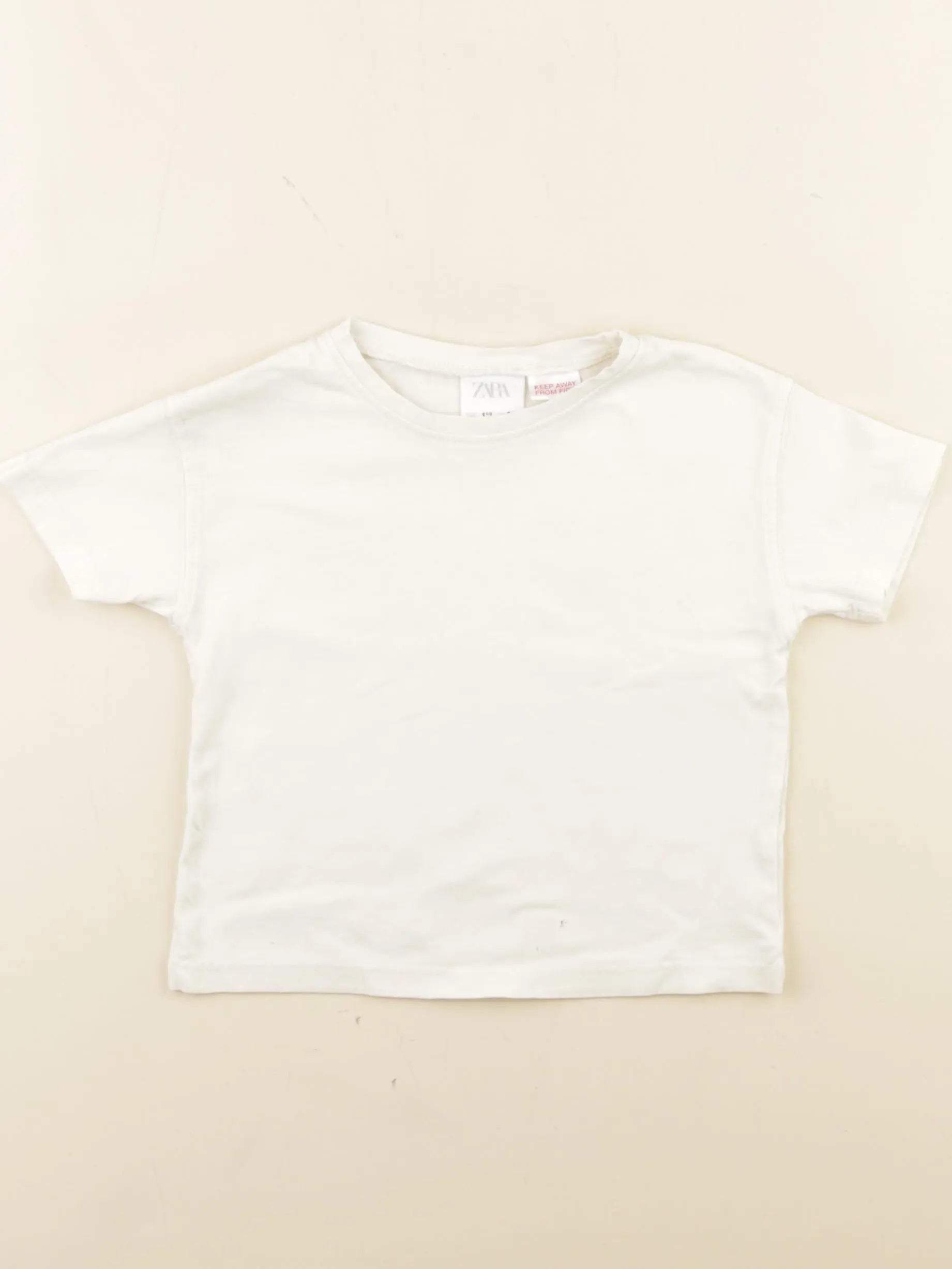 Zara - tee-shirt beige - 18 mois