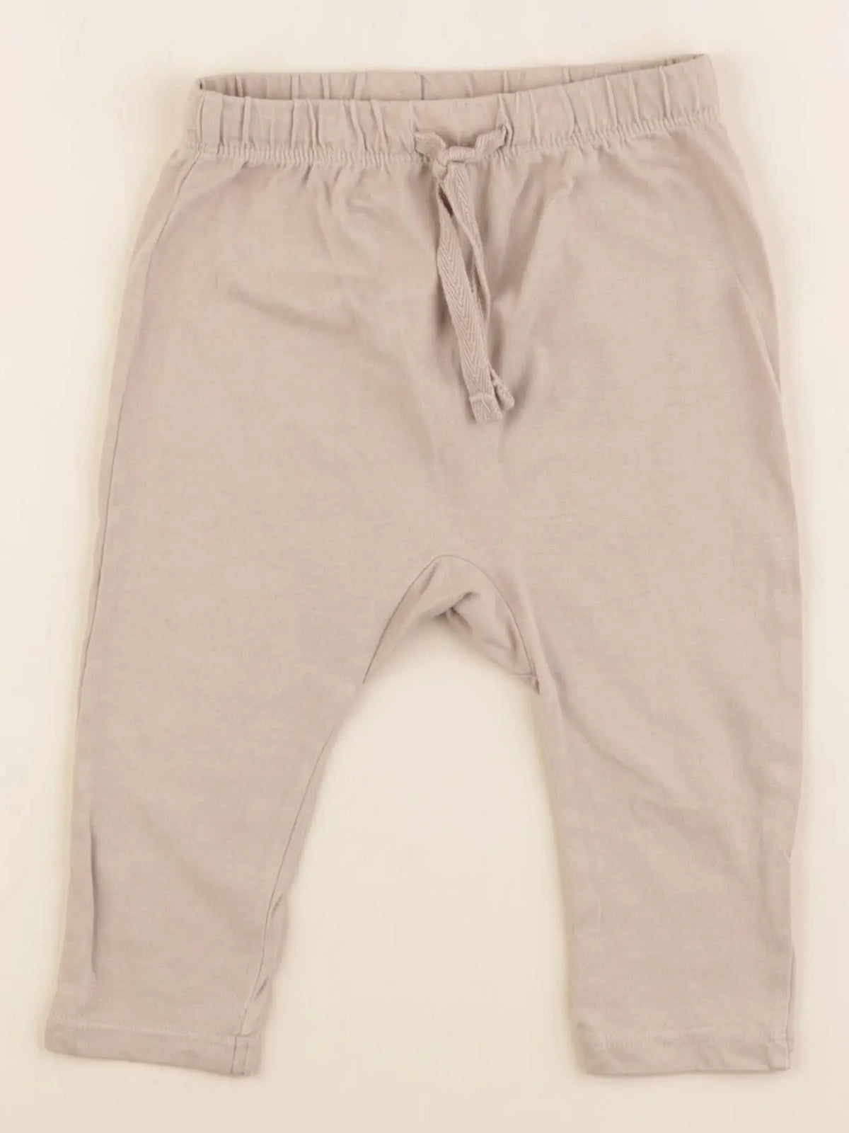 H&M - sarouel beige - 9/12 mois