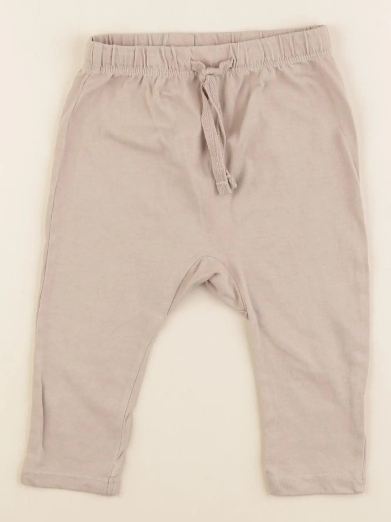 H&M - sarouel beige - 9/12 mois