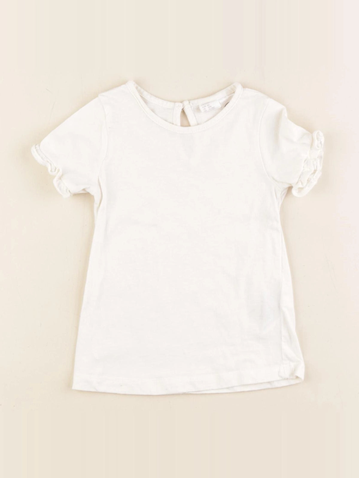 H&M - tee-shirt beige - 12/18 mois