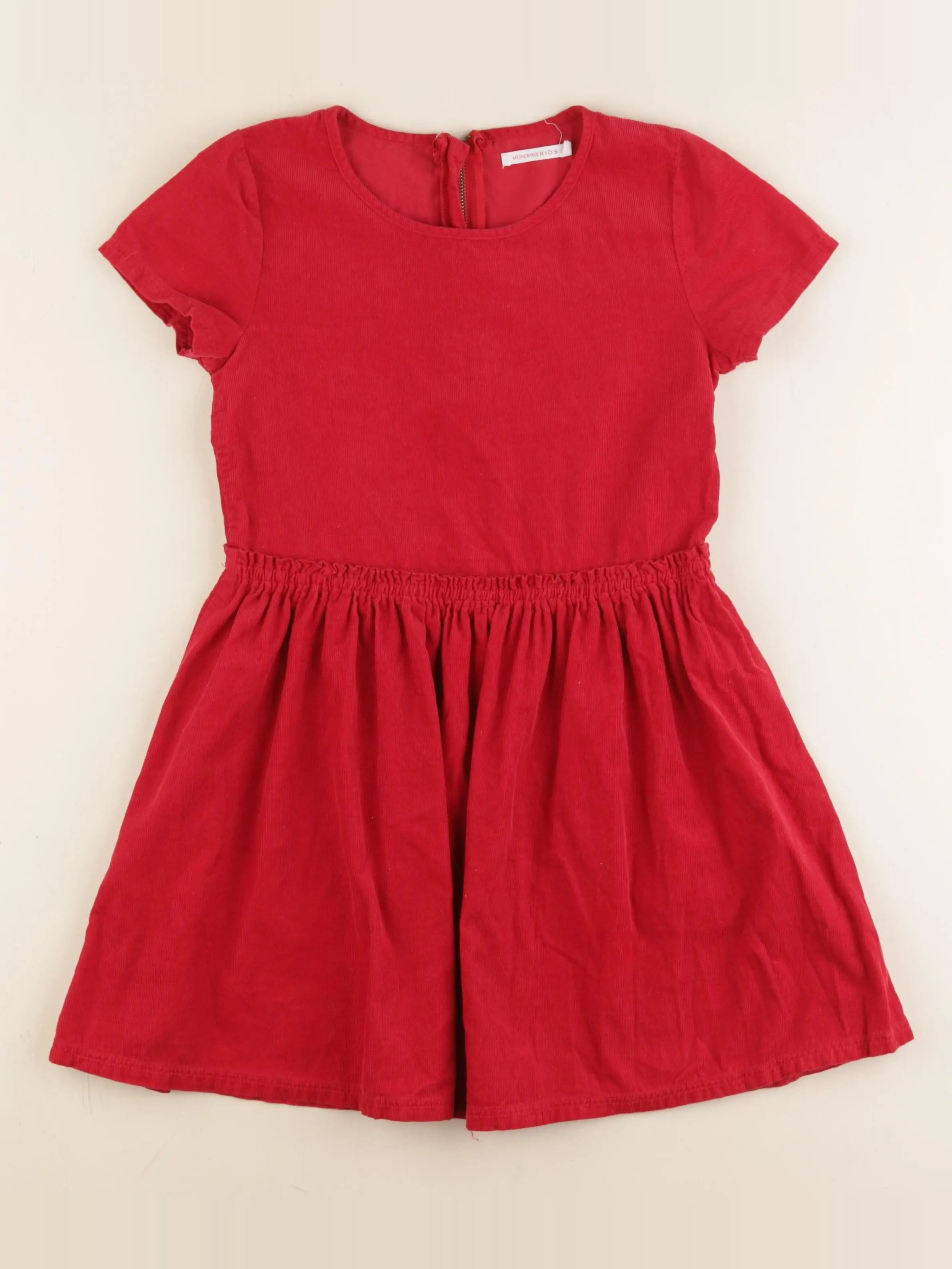 Monoprix - robe rouge - 8 ans