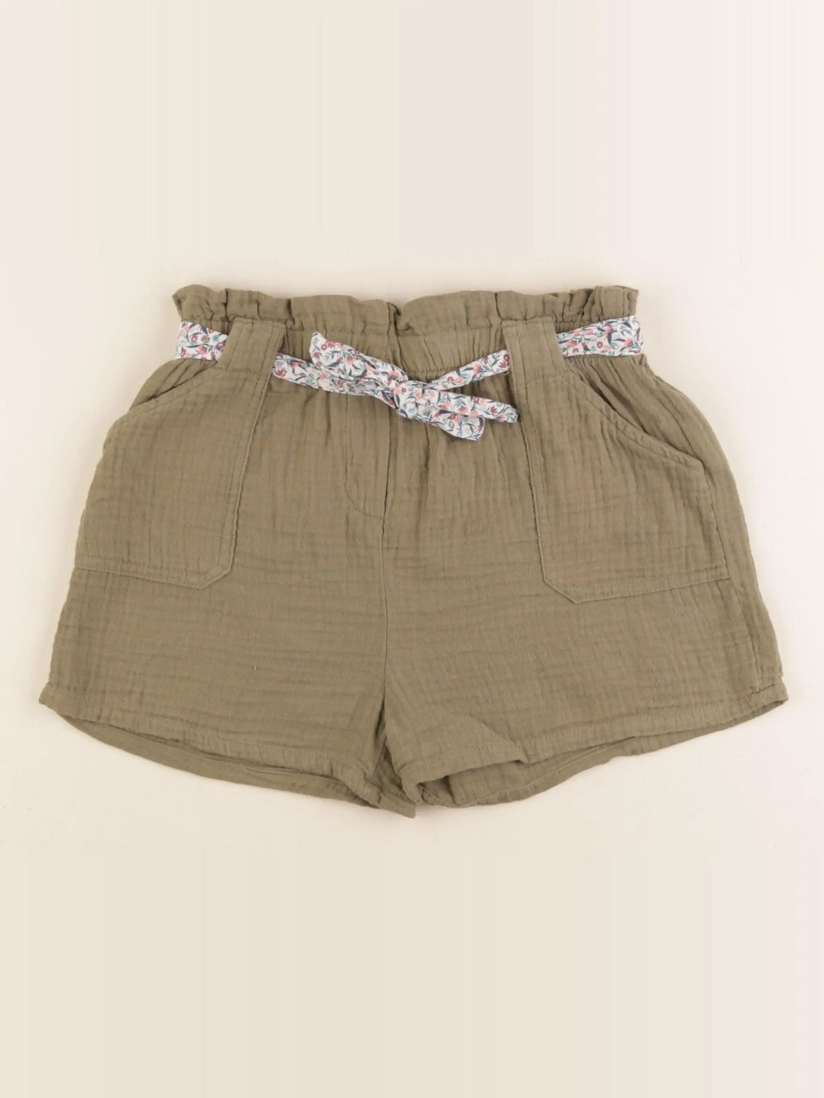 Vertbaudet - short vert - 9 ans