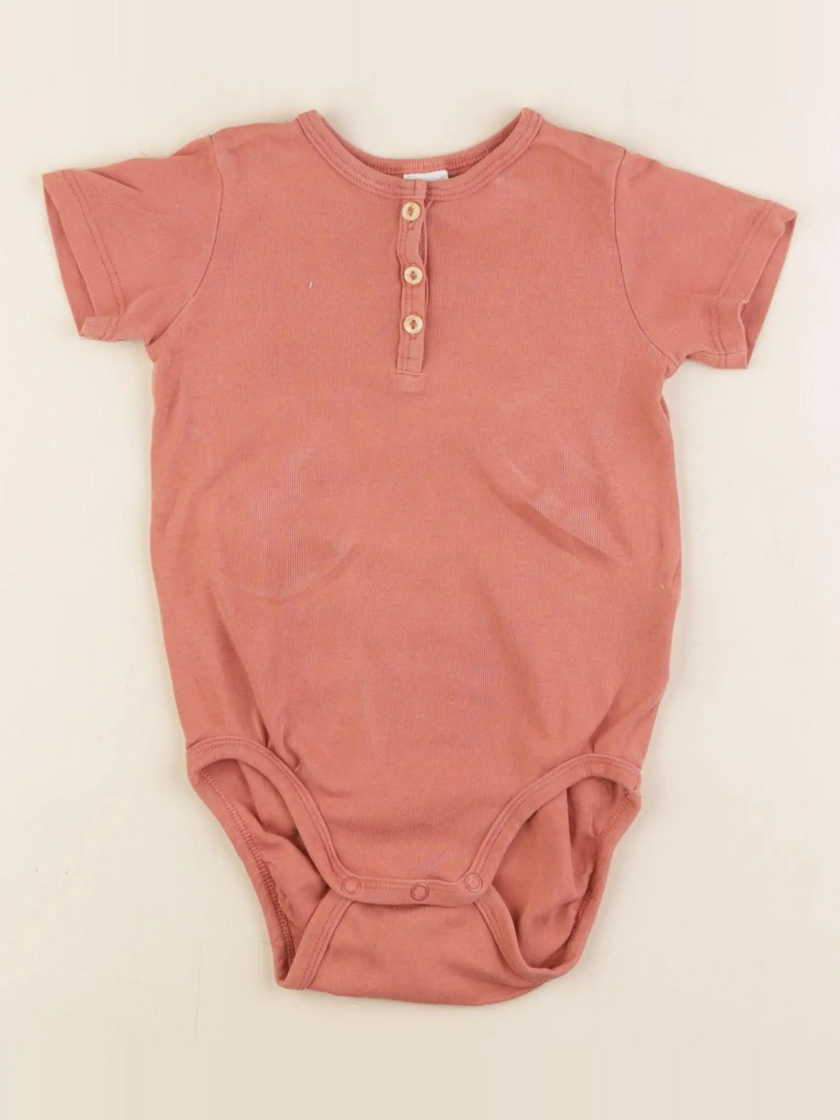 H&M - body orange - 12/18 mois