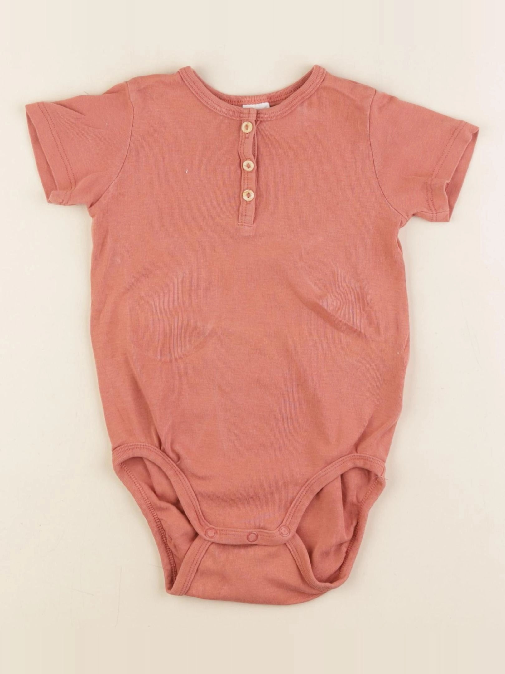 H&M - body orange - 12/18 mois