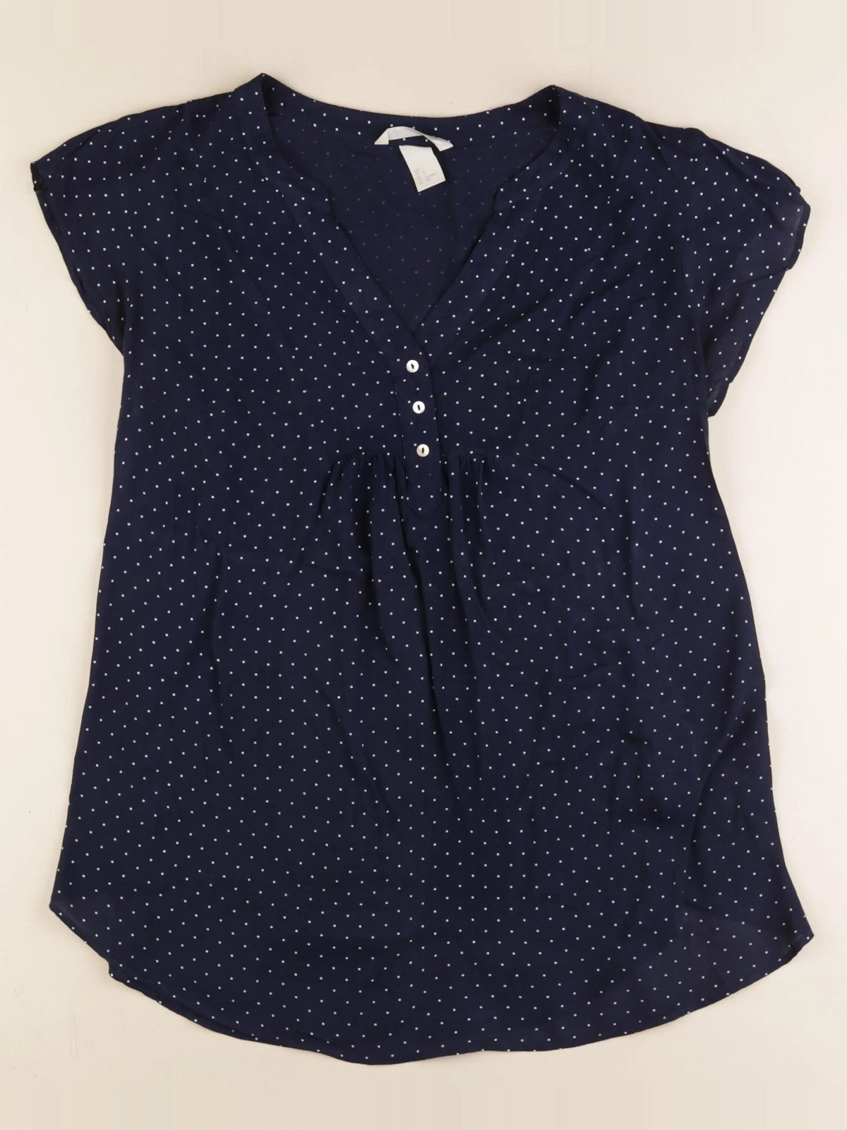H&M - blouse grossesse bleu - s