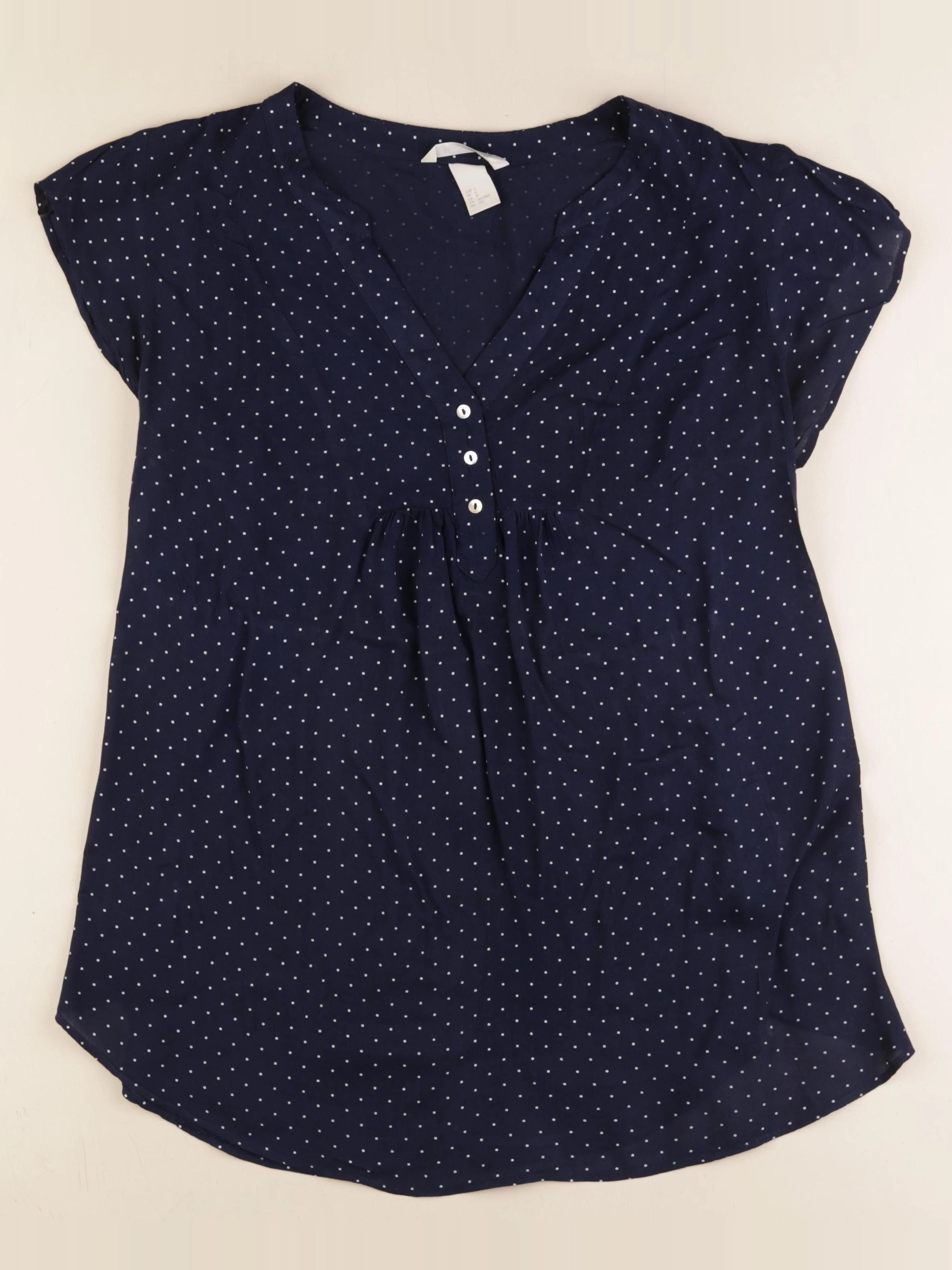 H&M - blouse grossesse bleu - s
