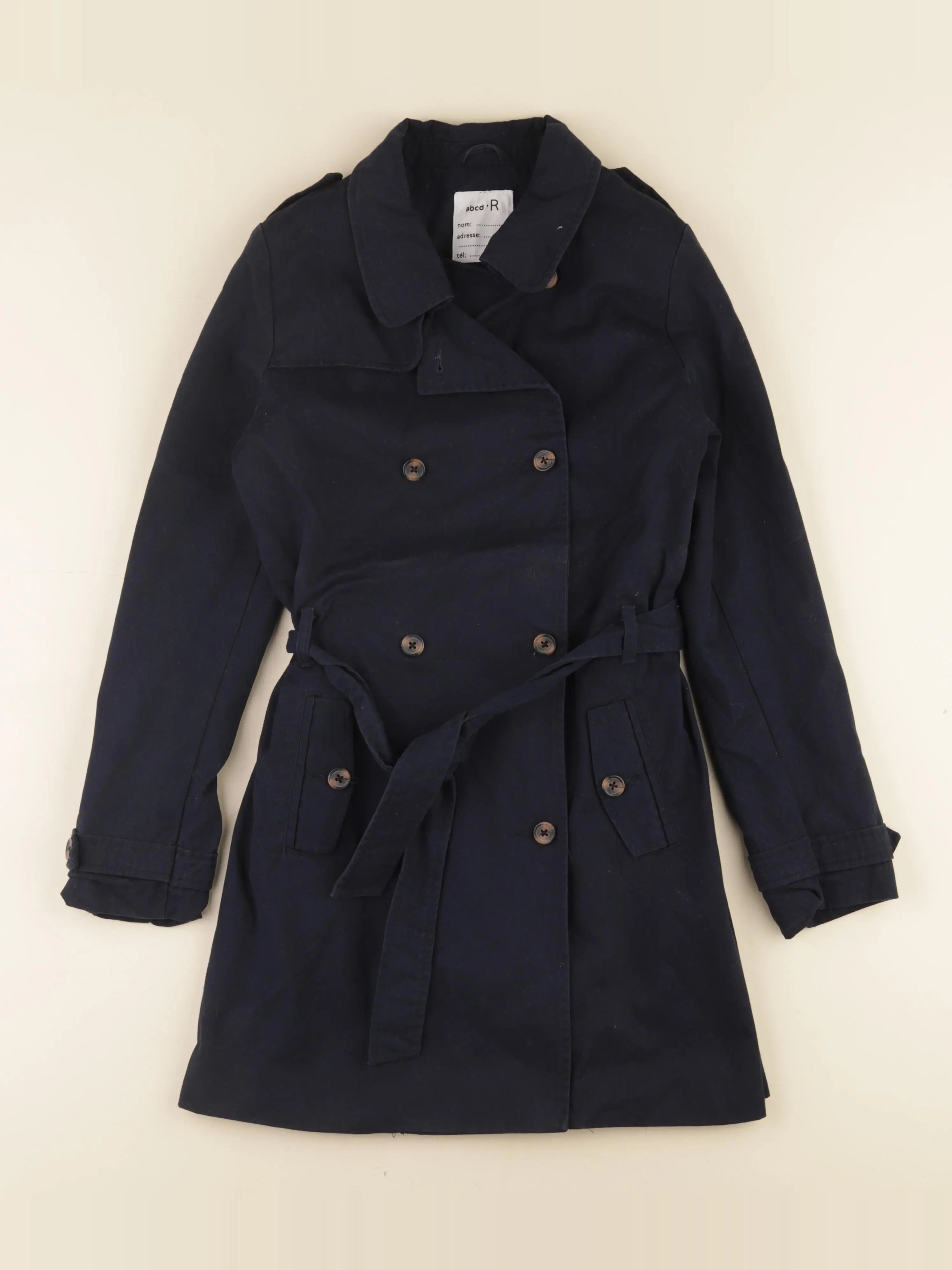 La Redoute - trench bleu - 12 ans