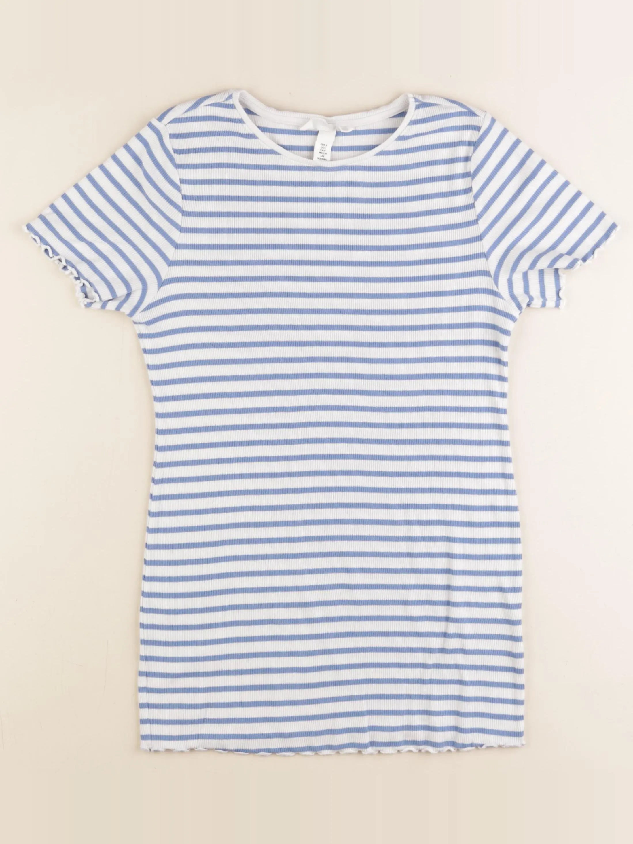 H&M - tee-shirt grossesse bleu - s