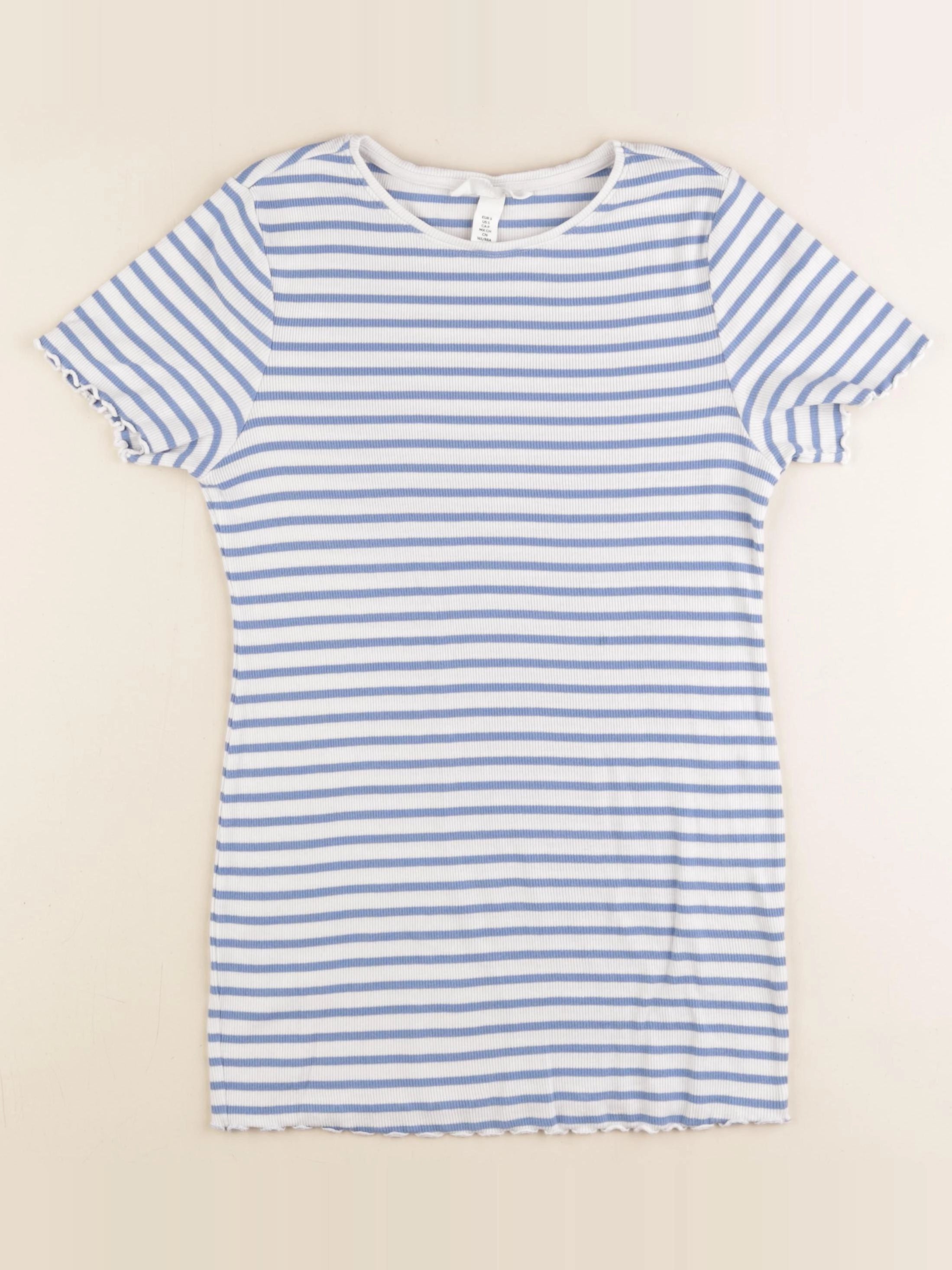 H&M - tee-shirt grossesse bleu - s